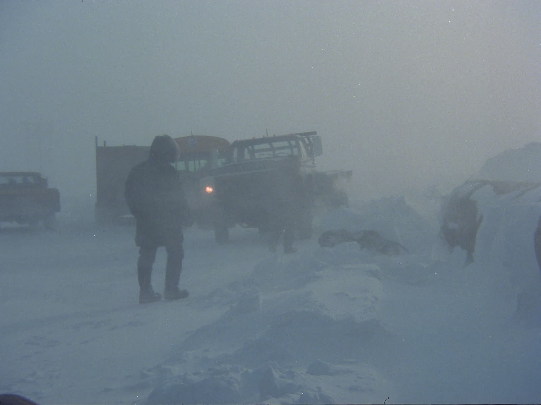 Men in the Blowing Snow
