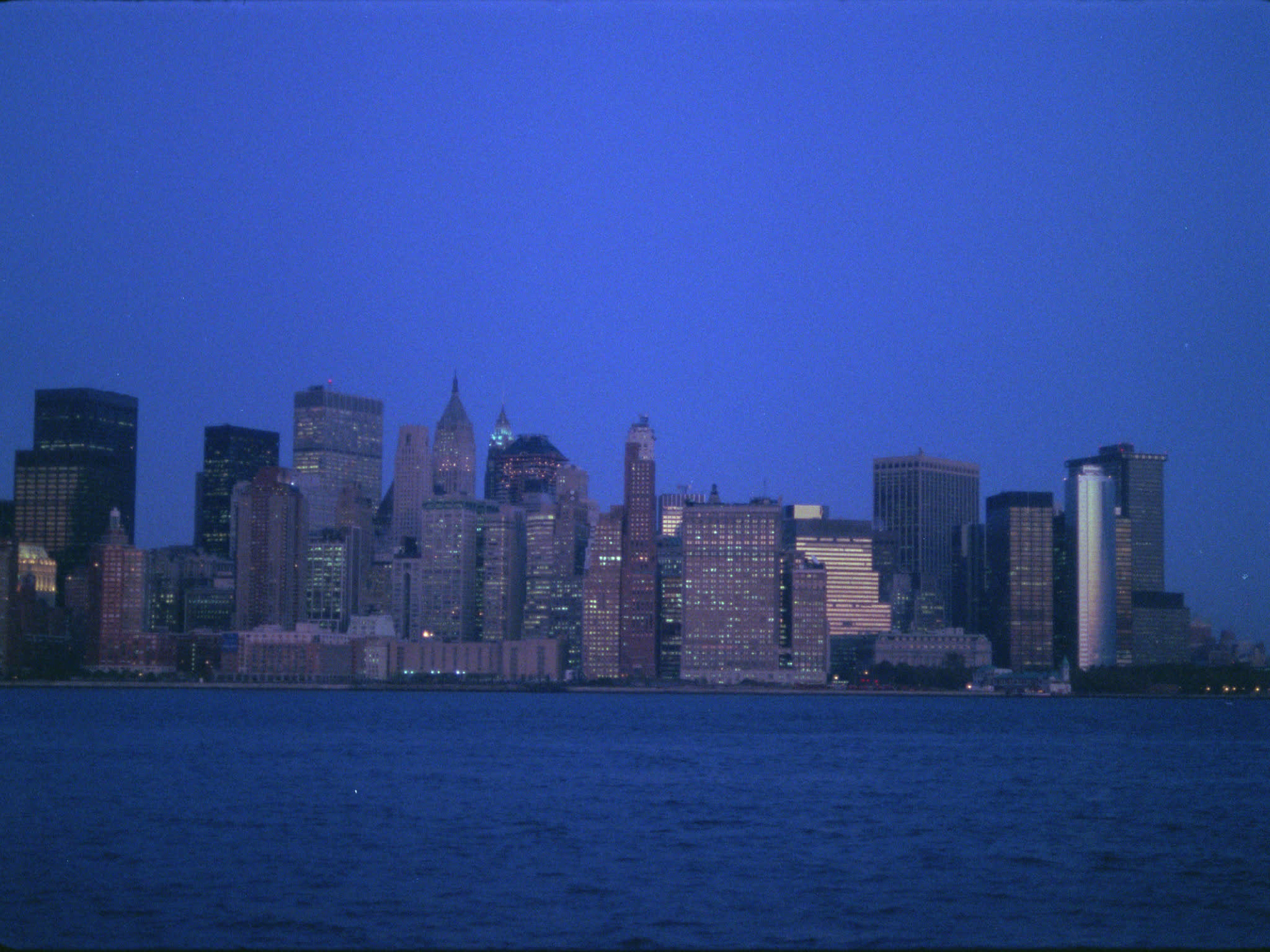 New York Skyline Night