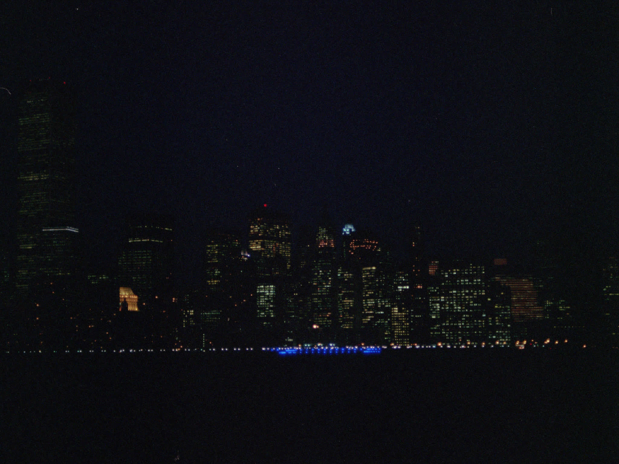 New York Skyline Night
