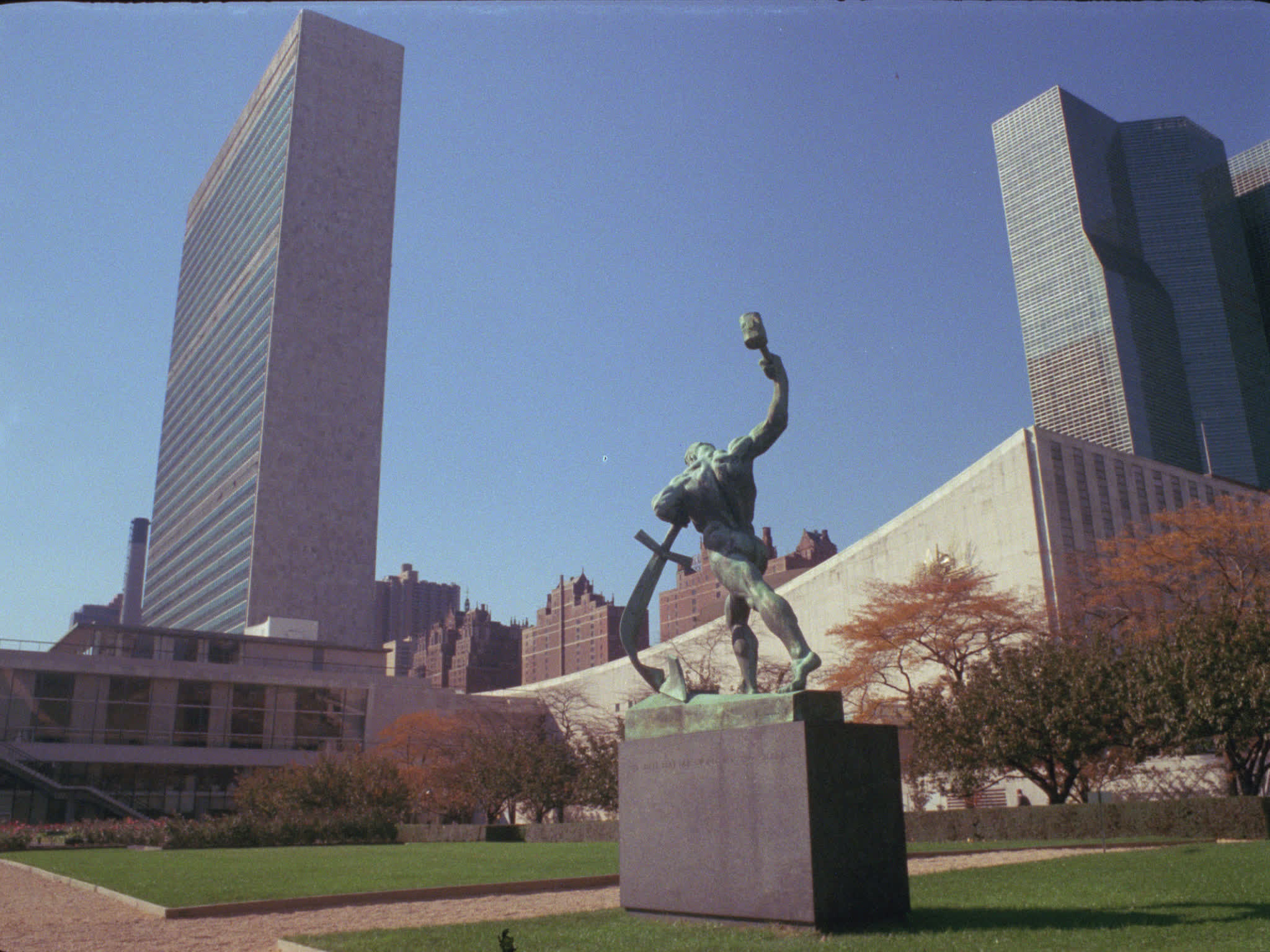 Swords to Plowshares Statue