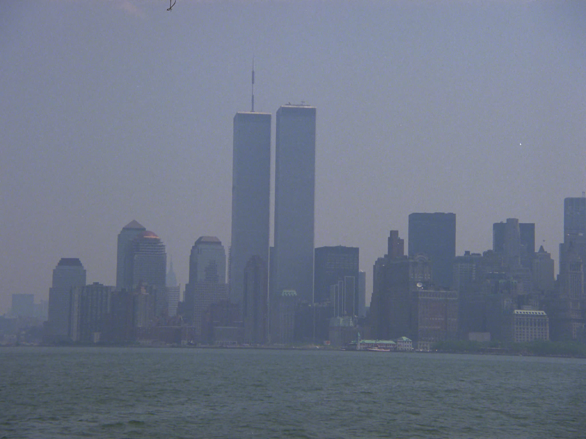 Twin Towers and Manhattan