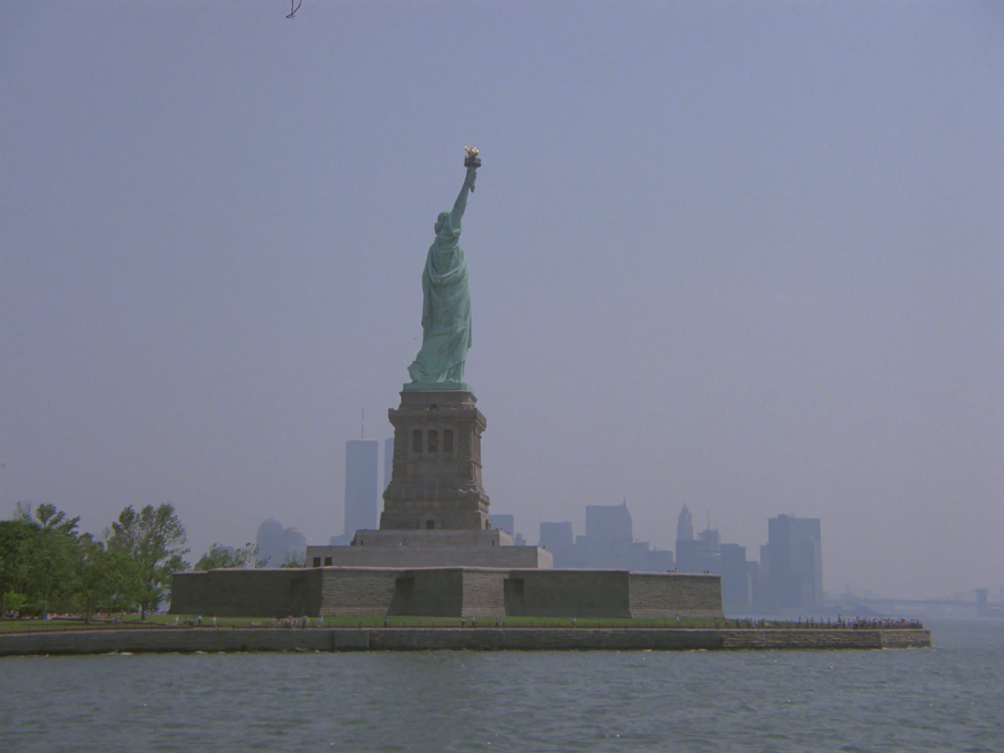 Statue of Liberty and Manhattan