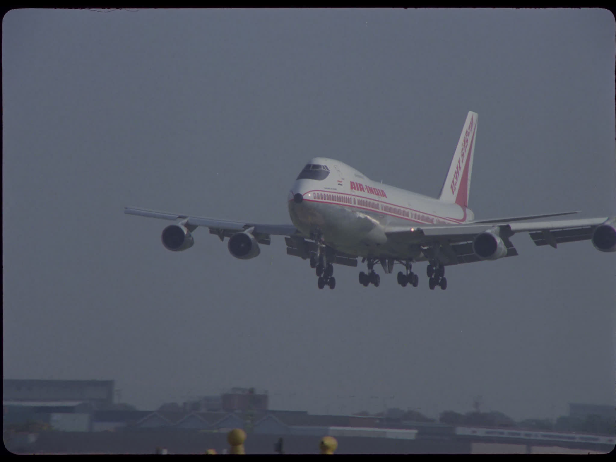 Air India Boeing 747 Lands