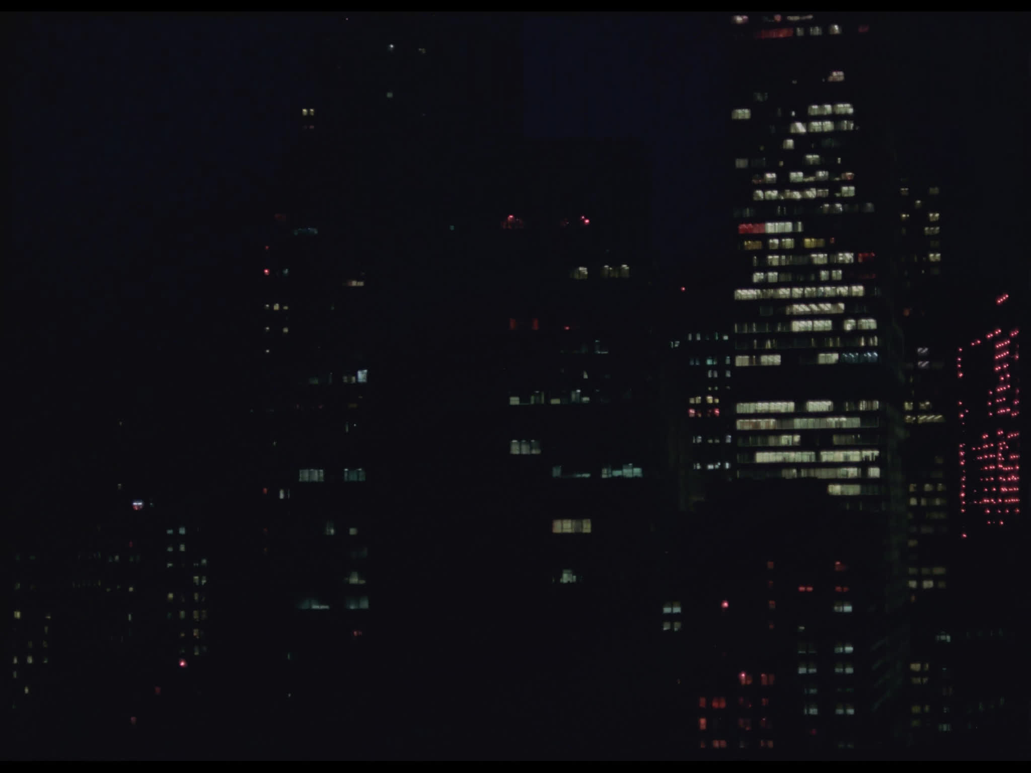 New York City by Helicopter at Night