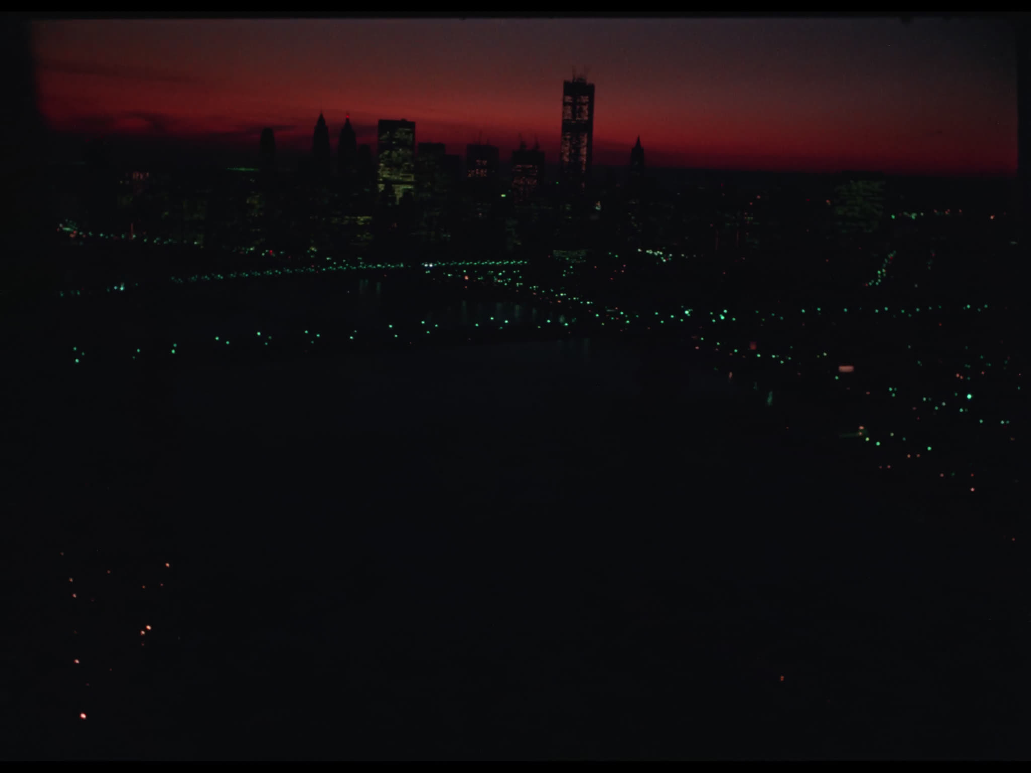 New York City by Helicopter at Night