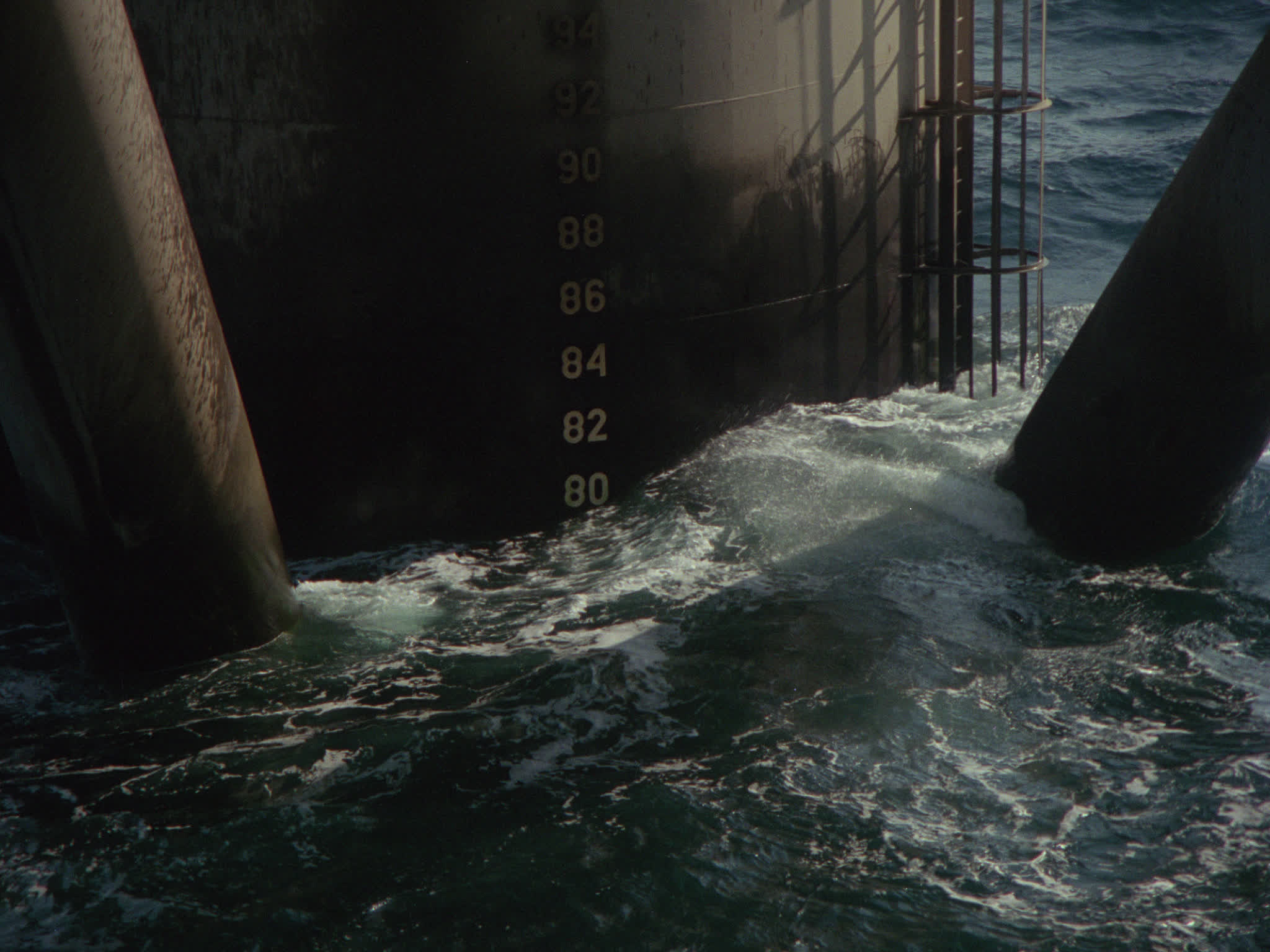 Depth Marker of Oil Rig