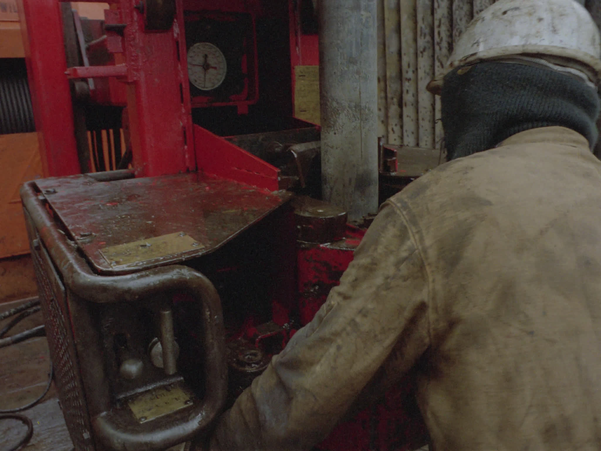 North Sea Oil Rig Activity