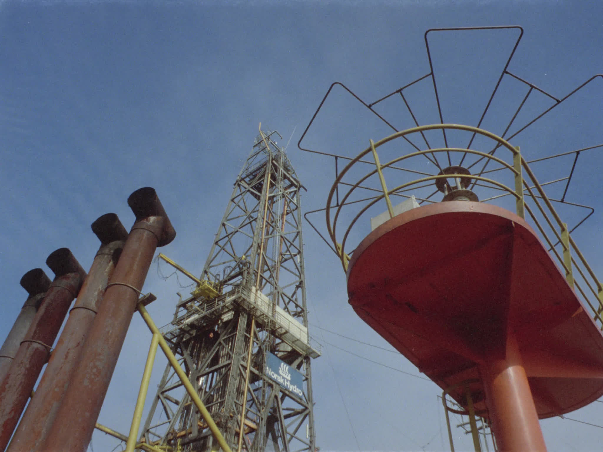 North Sea Oil Rig