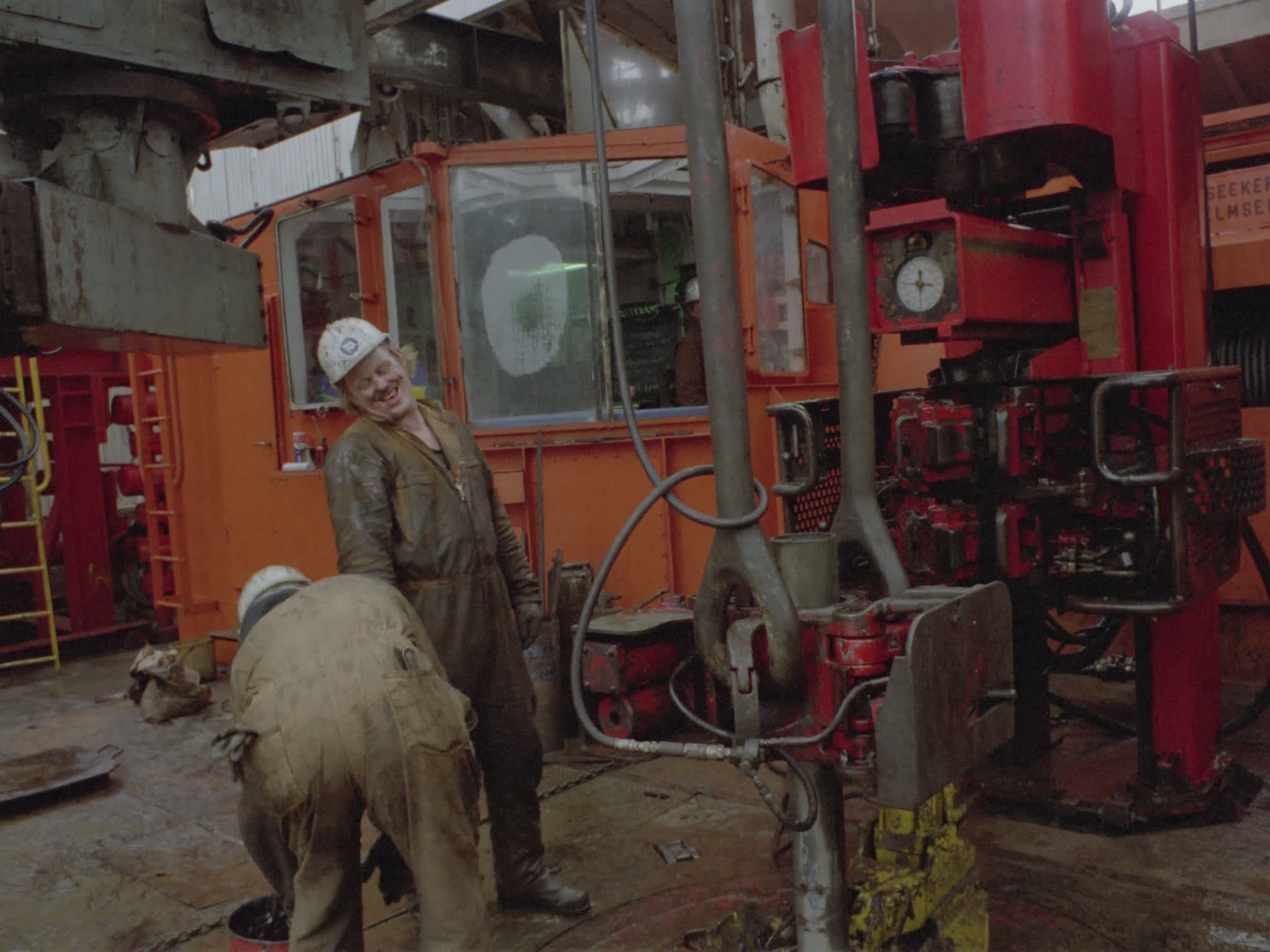 North Sea Oil Rig Activity