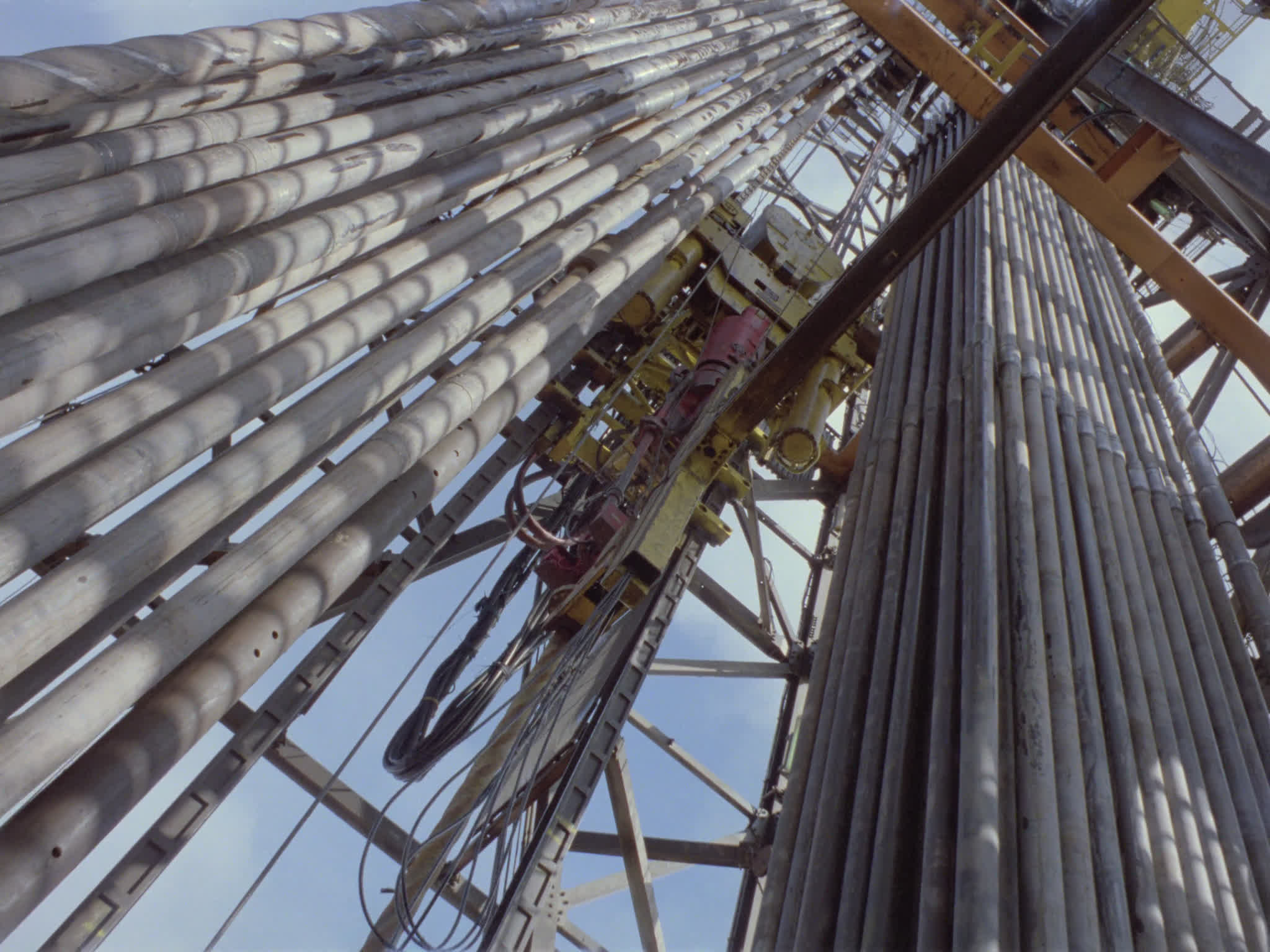 North Sea Oil Rig Activity