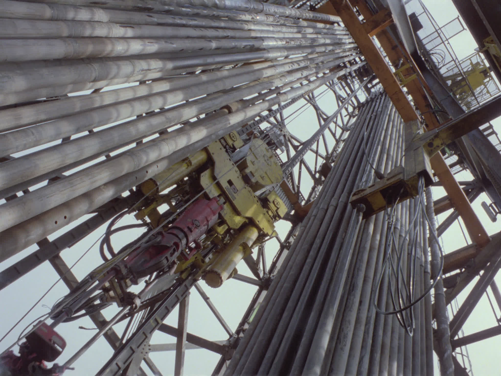 North Sea Oil Rig Activity