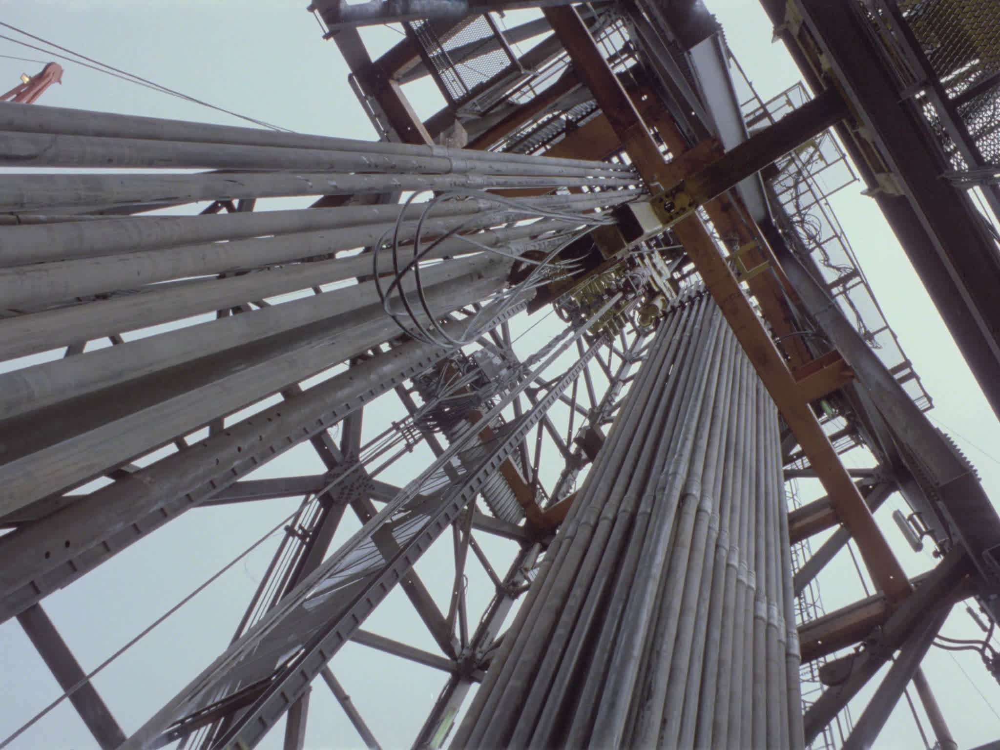 North Sea Oil Rig Activity