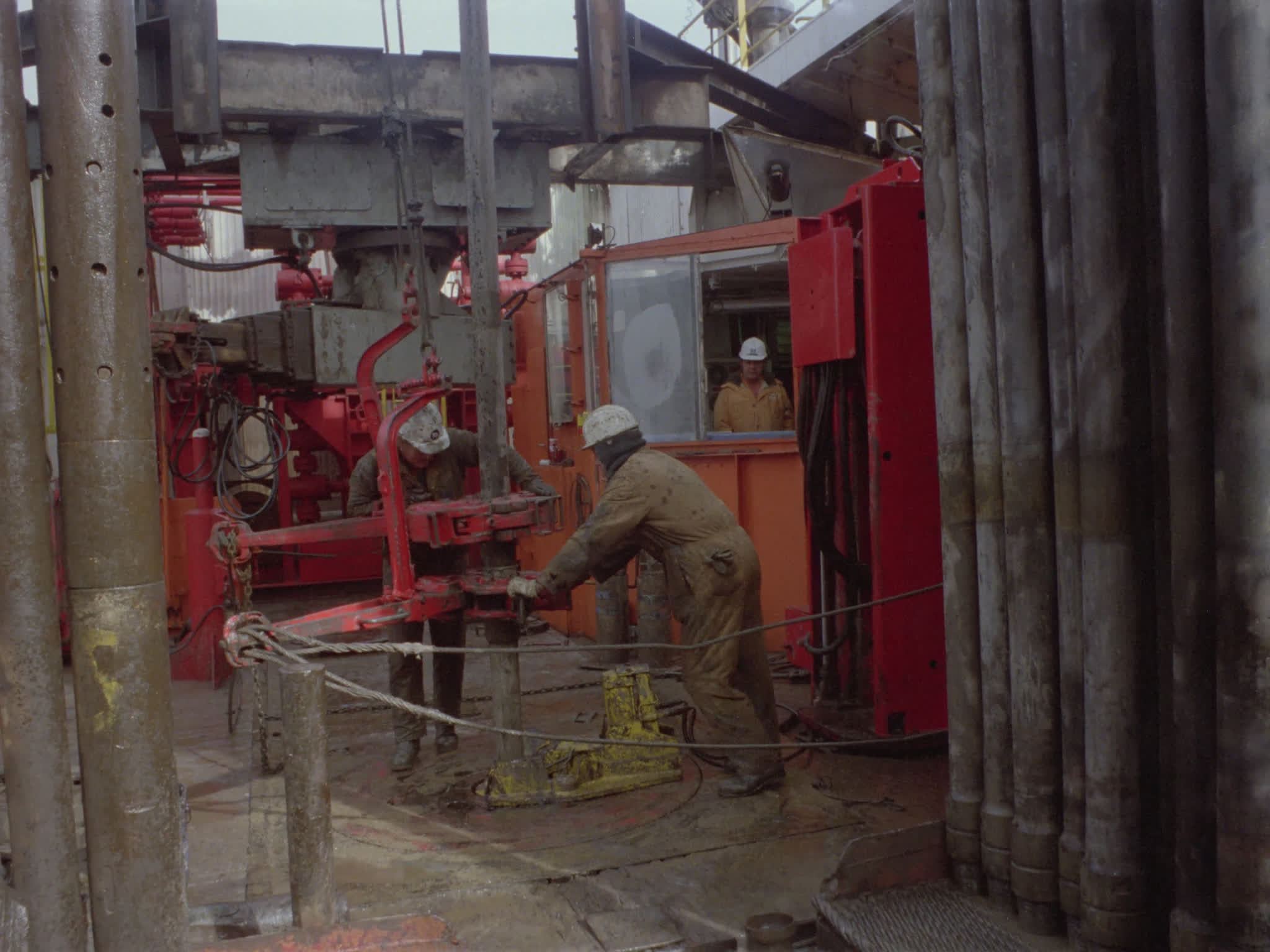 North Sea Oil Rig Activity