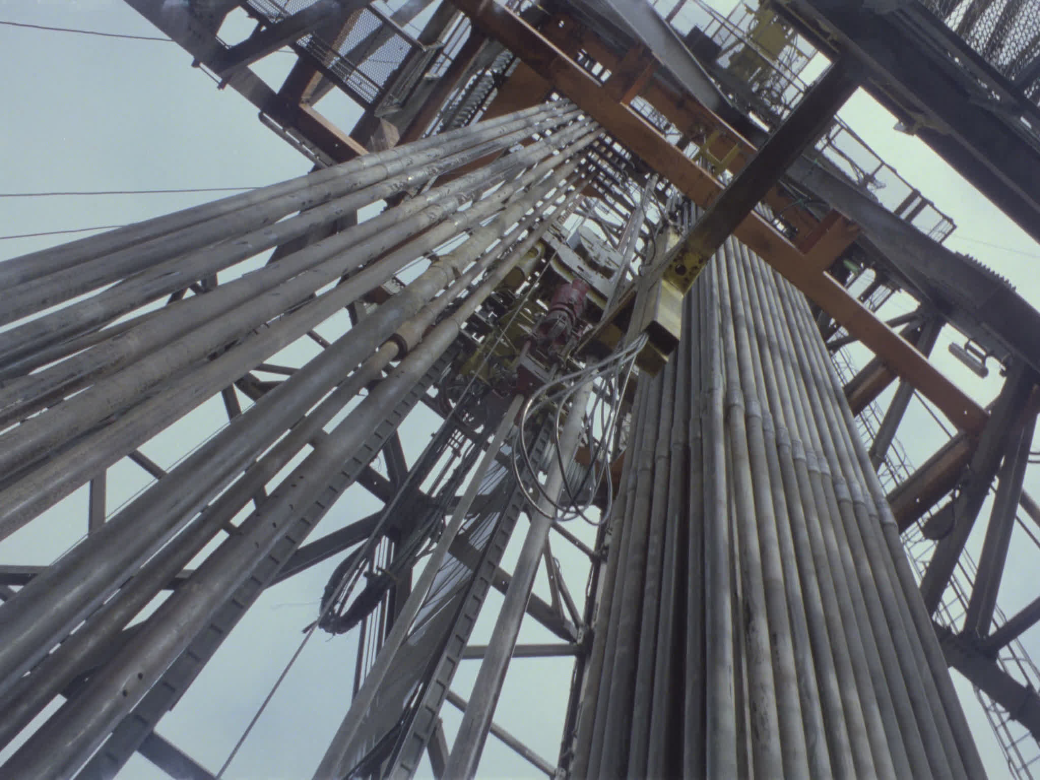 North Sea Oil Rig Activity