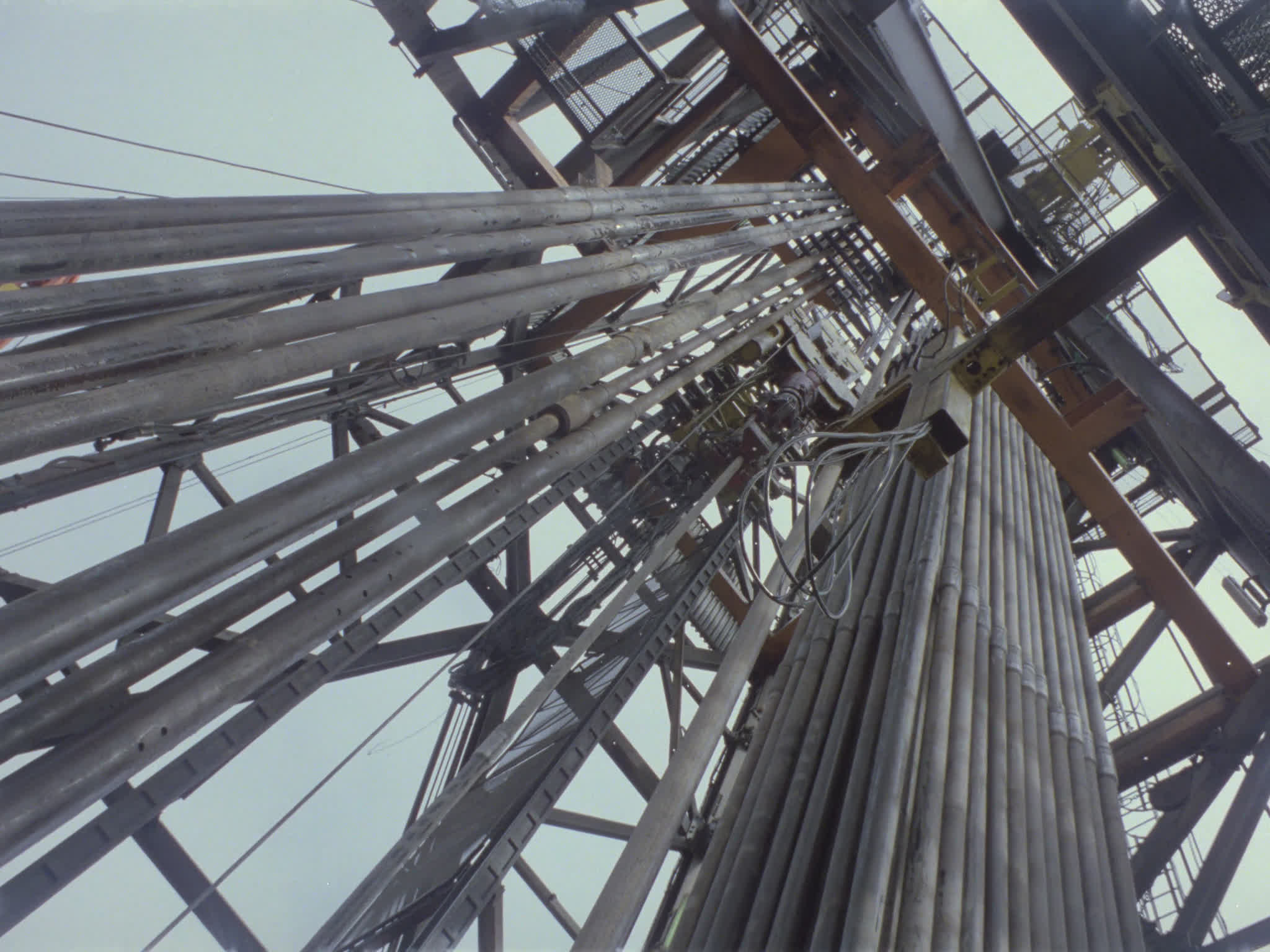 North Sea Oil Rig Activity