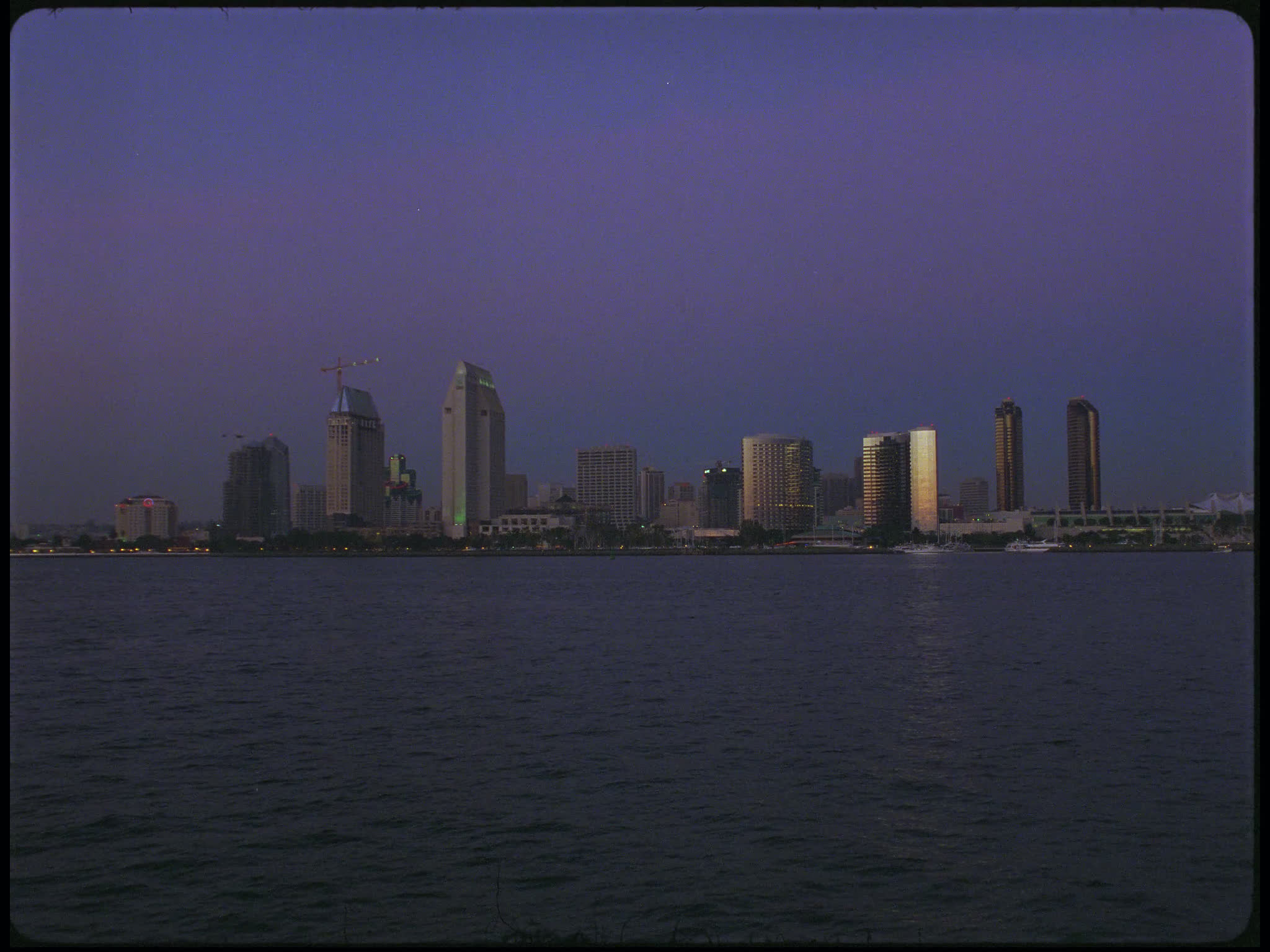 San Diego Shoreline at Sunset