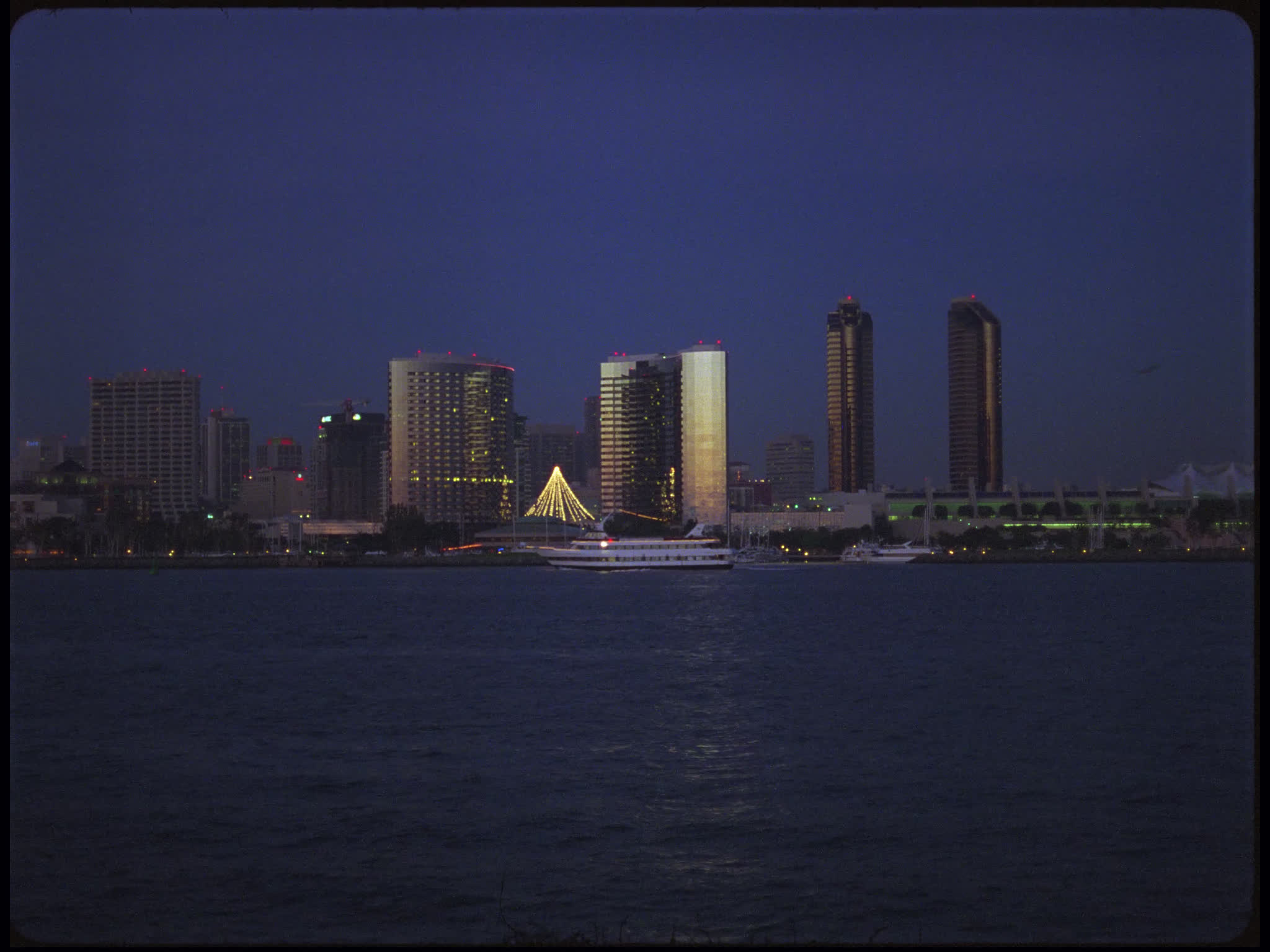 San Diego Shoreline at Night