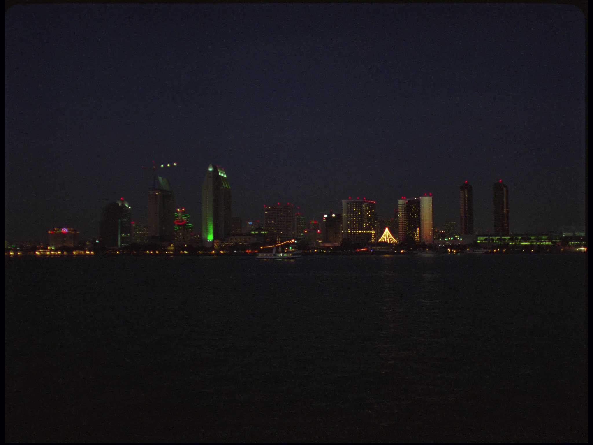 San Diego Shoreline at Night