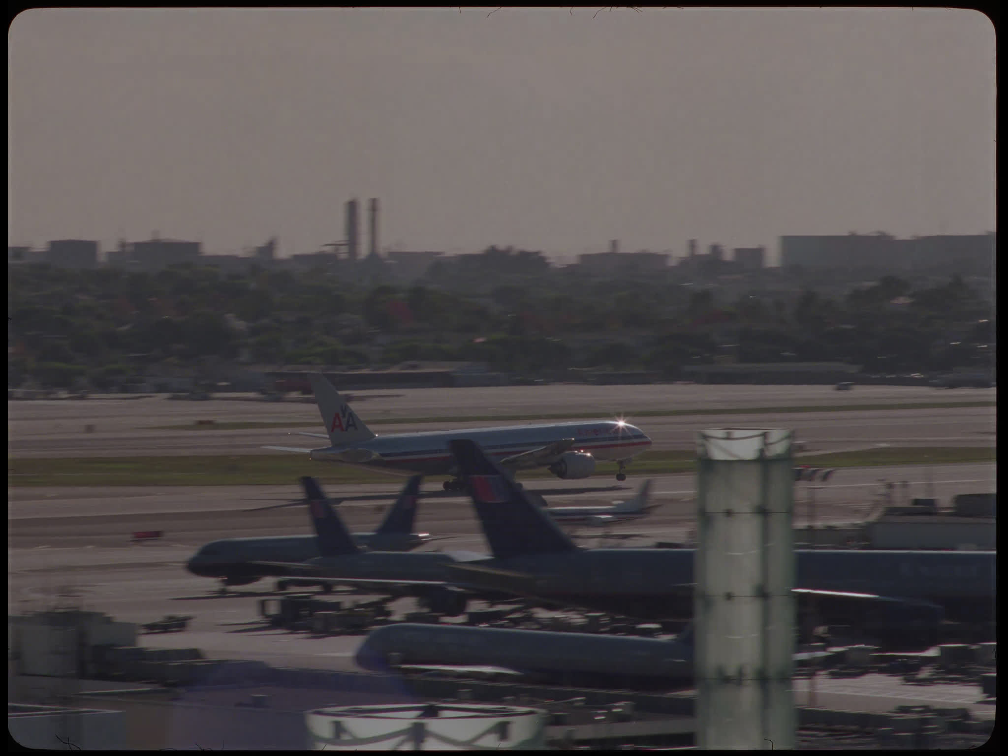 American Airlines Boeing 777 Takes Off