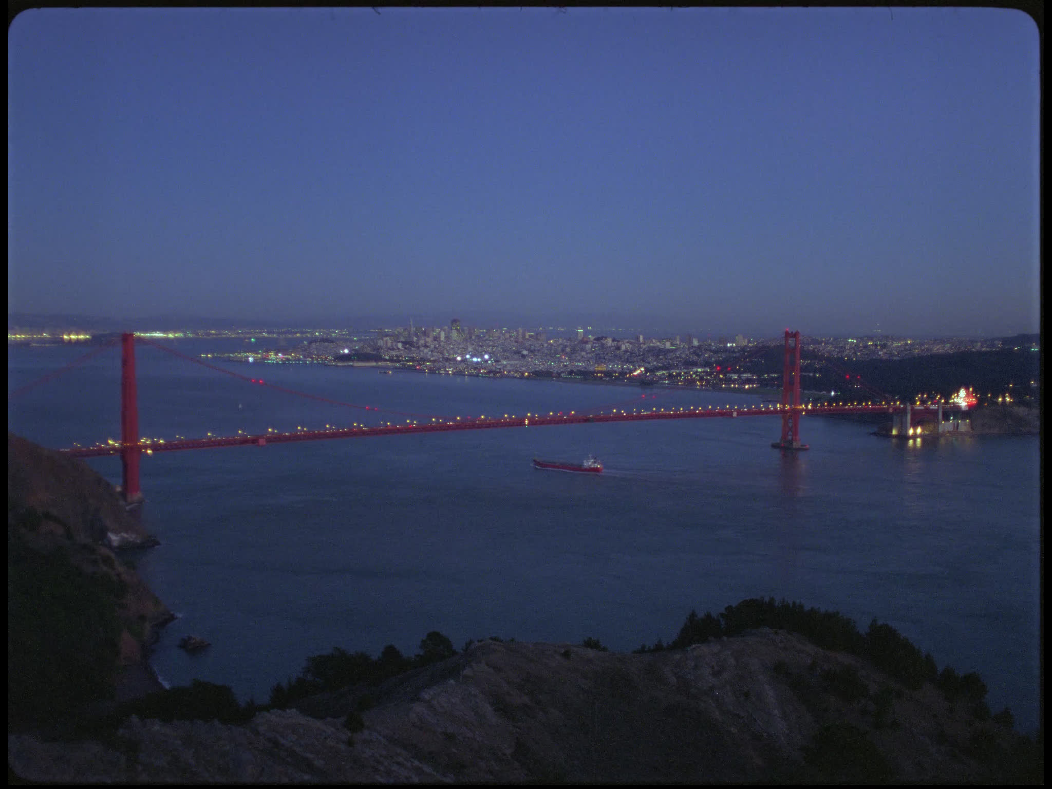 Golden Gate Bridge in the Evening