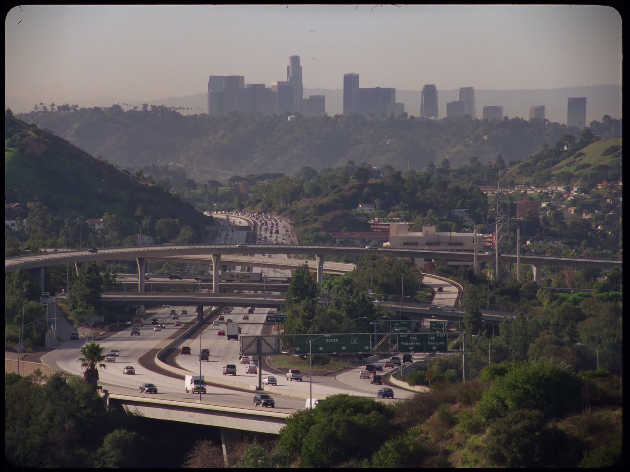Glendale Freeway and Los Angeles