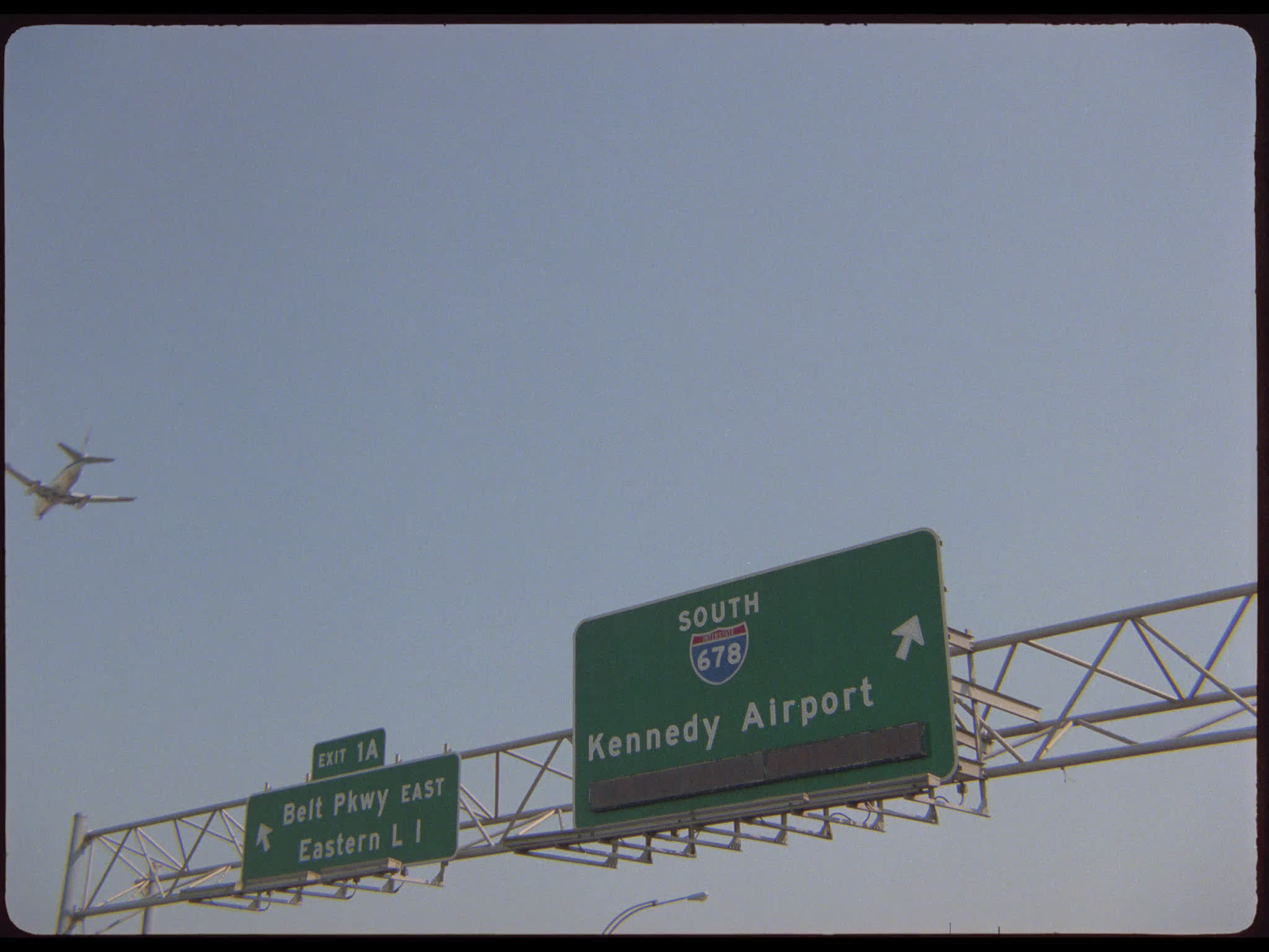 Kennedy Airport Freeway Sign