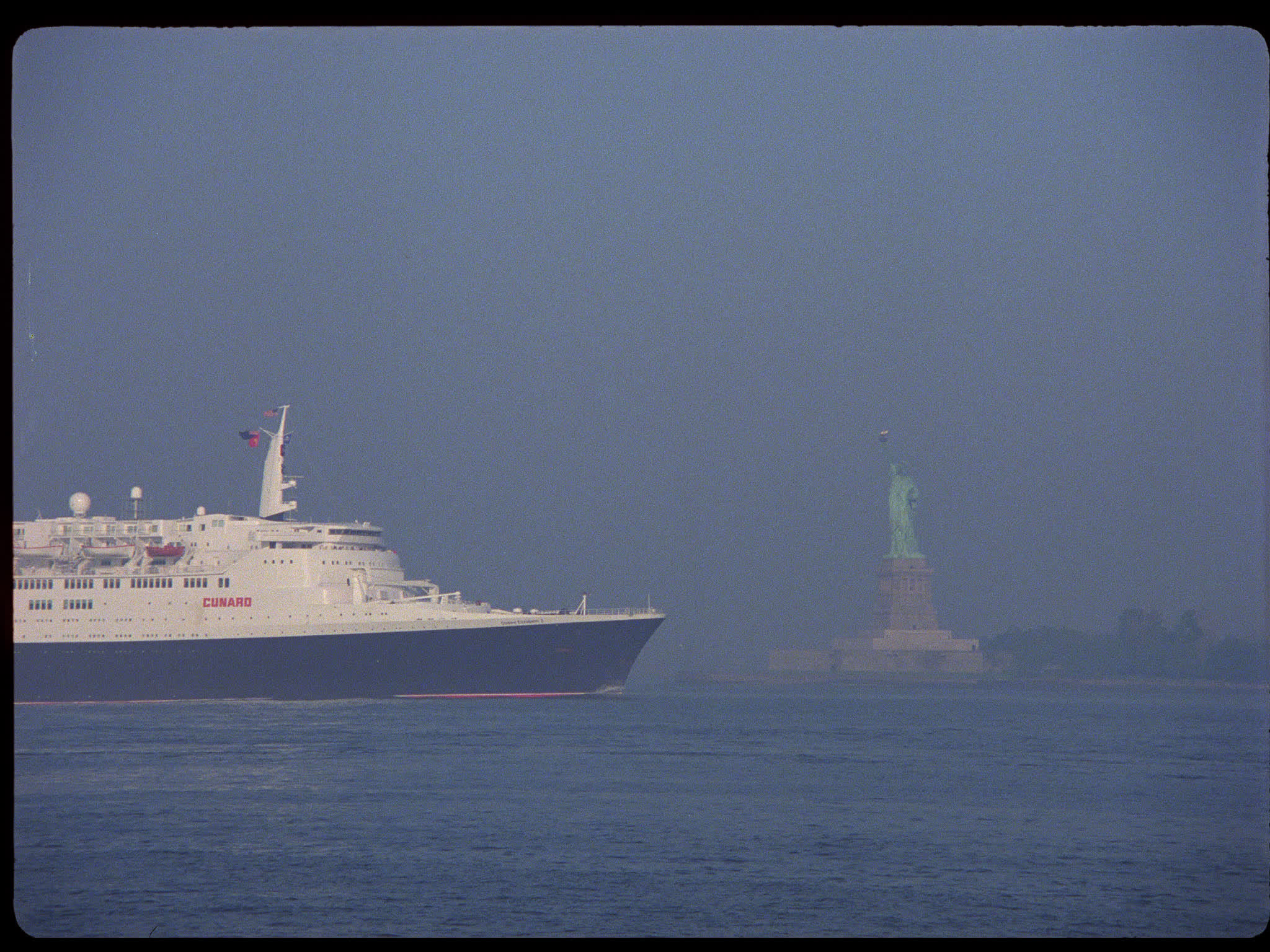 QE2 Cruise Ship in New York City