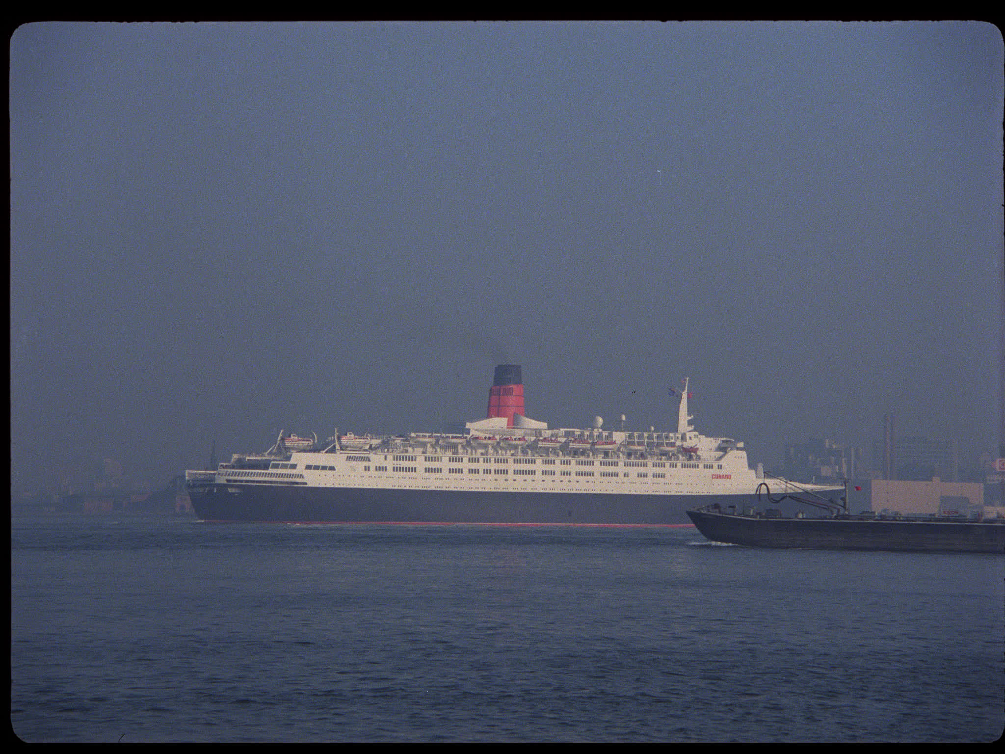 QE2 Cruise Ship in New York City