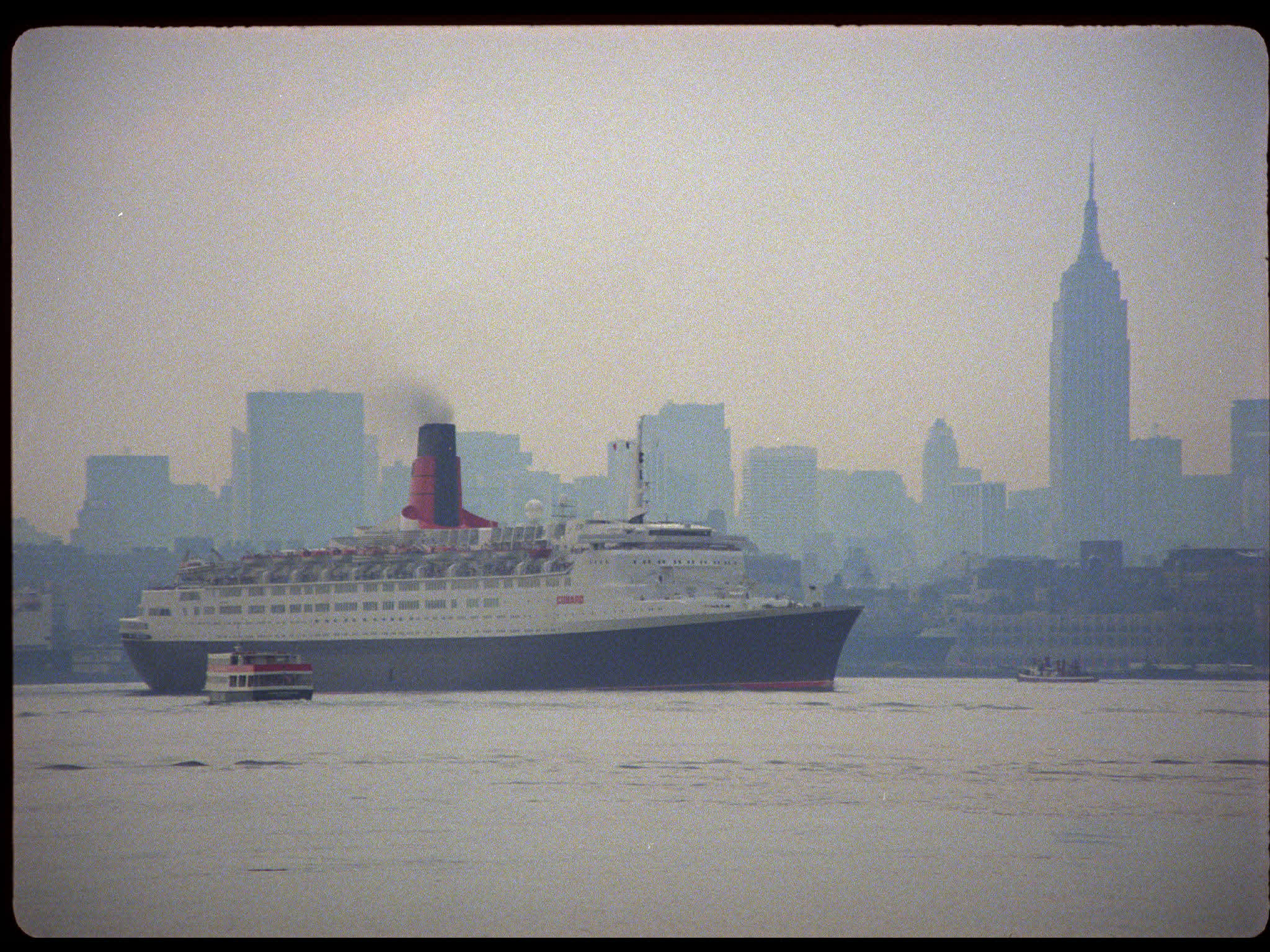 QE2 Cruise Ship in New York City