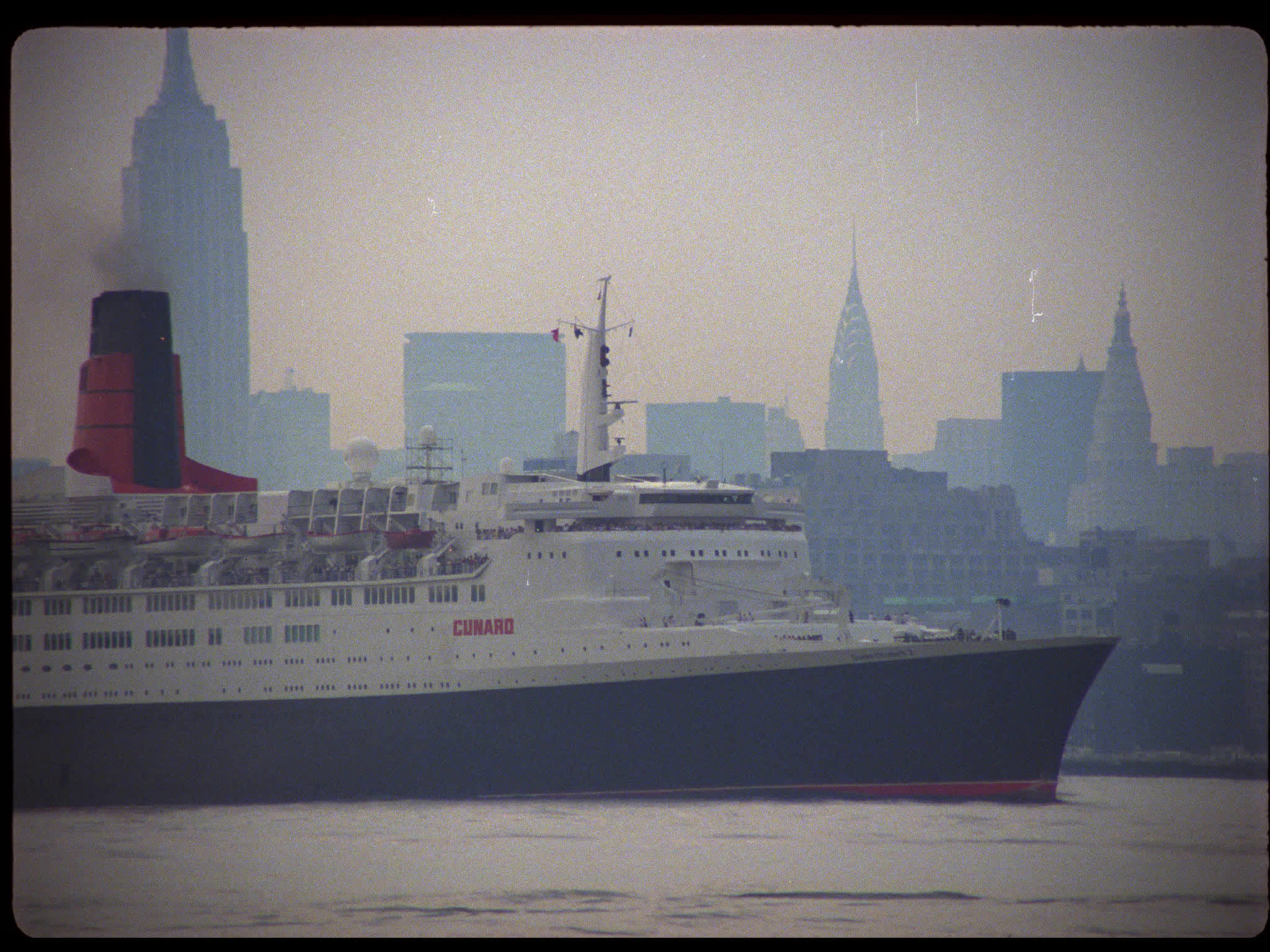 QE2 Cruise Ship in New York City