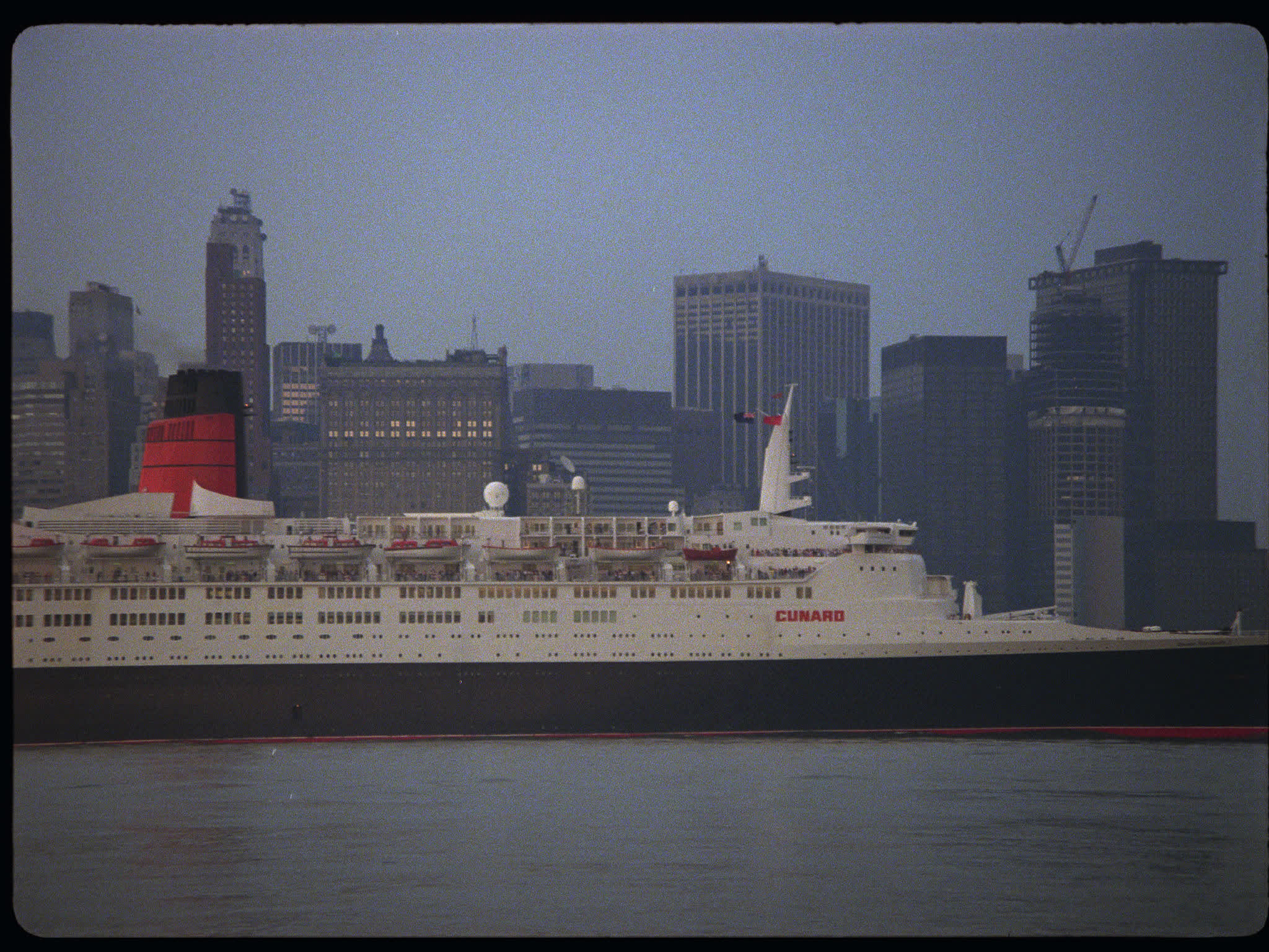 QE2 Cruise Ship in New York City