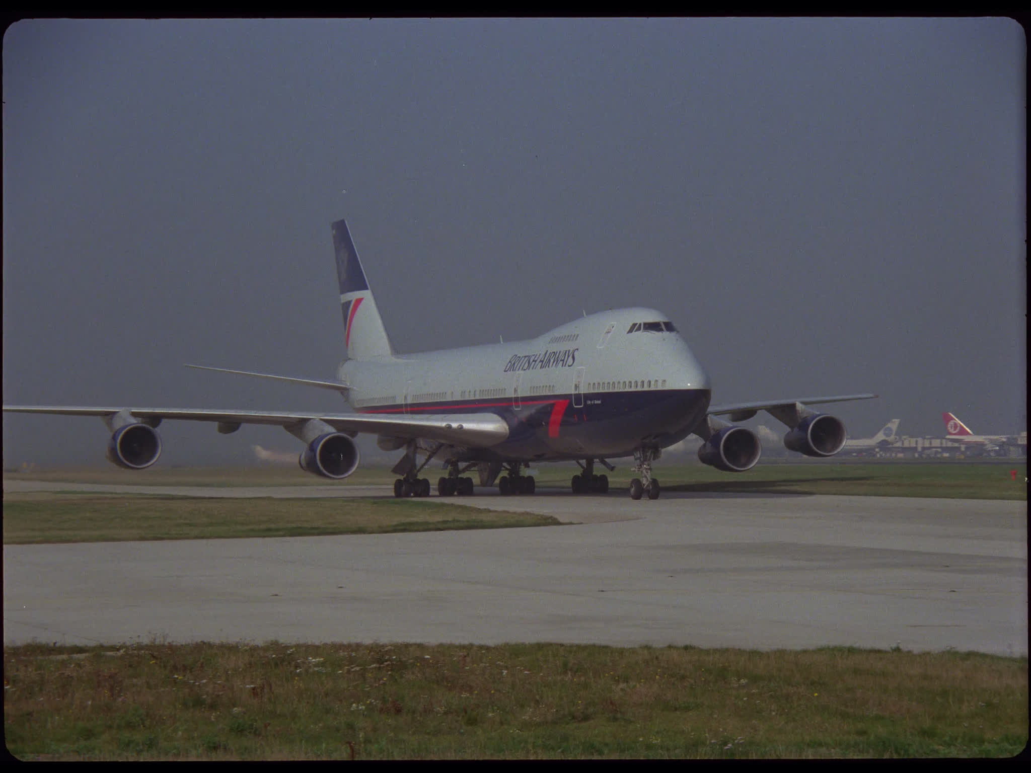 British Airways Boeing 747 Taxiing