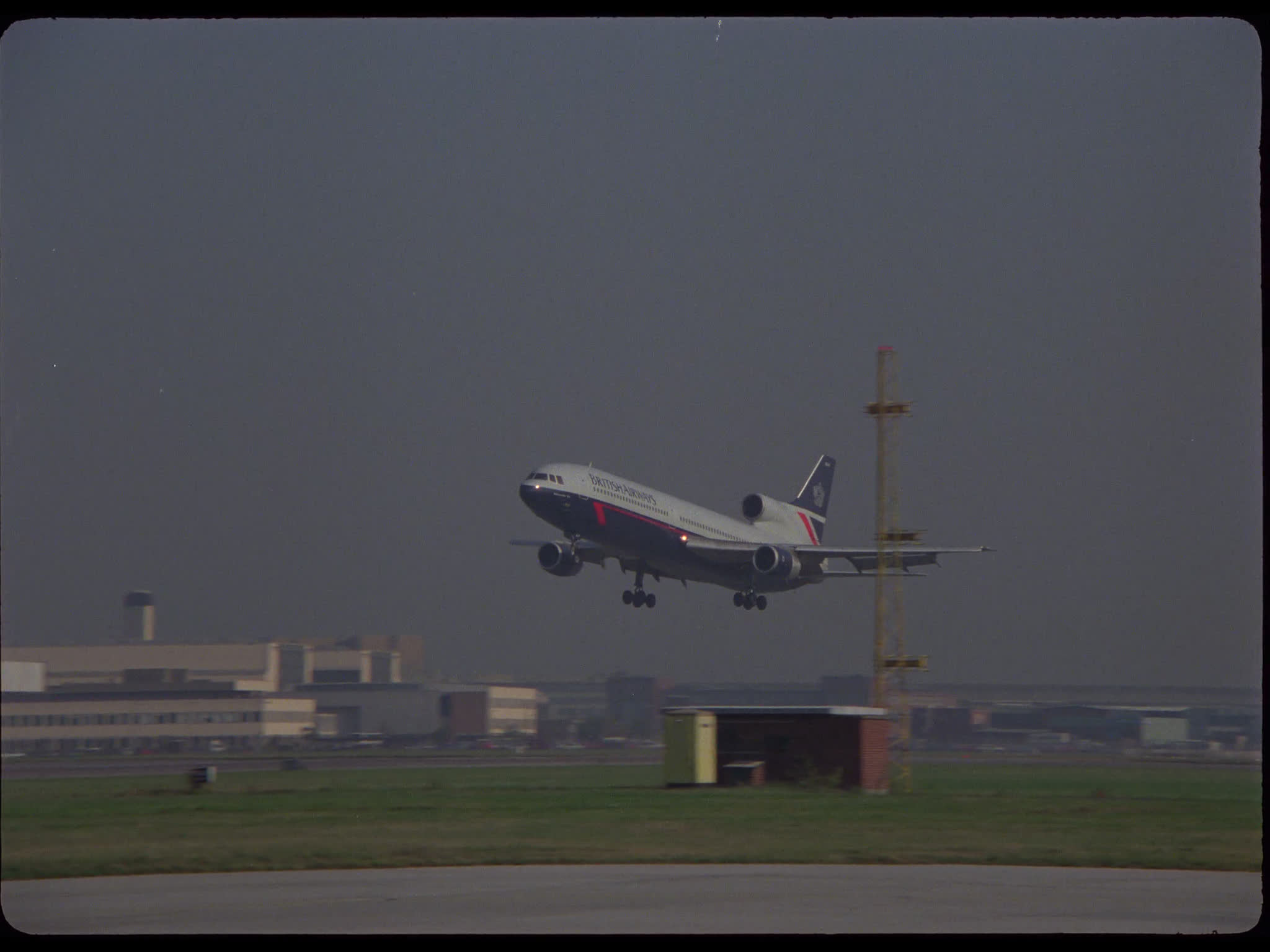British Airways Tristar Landing