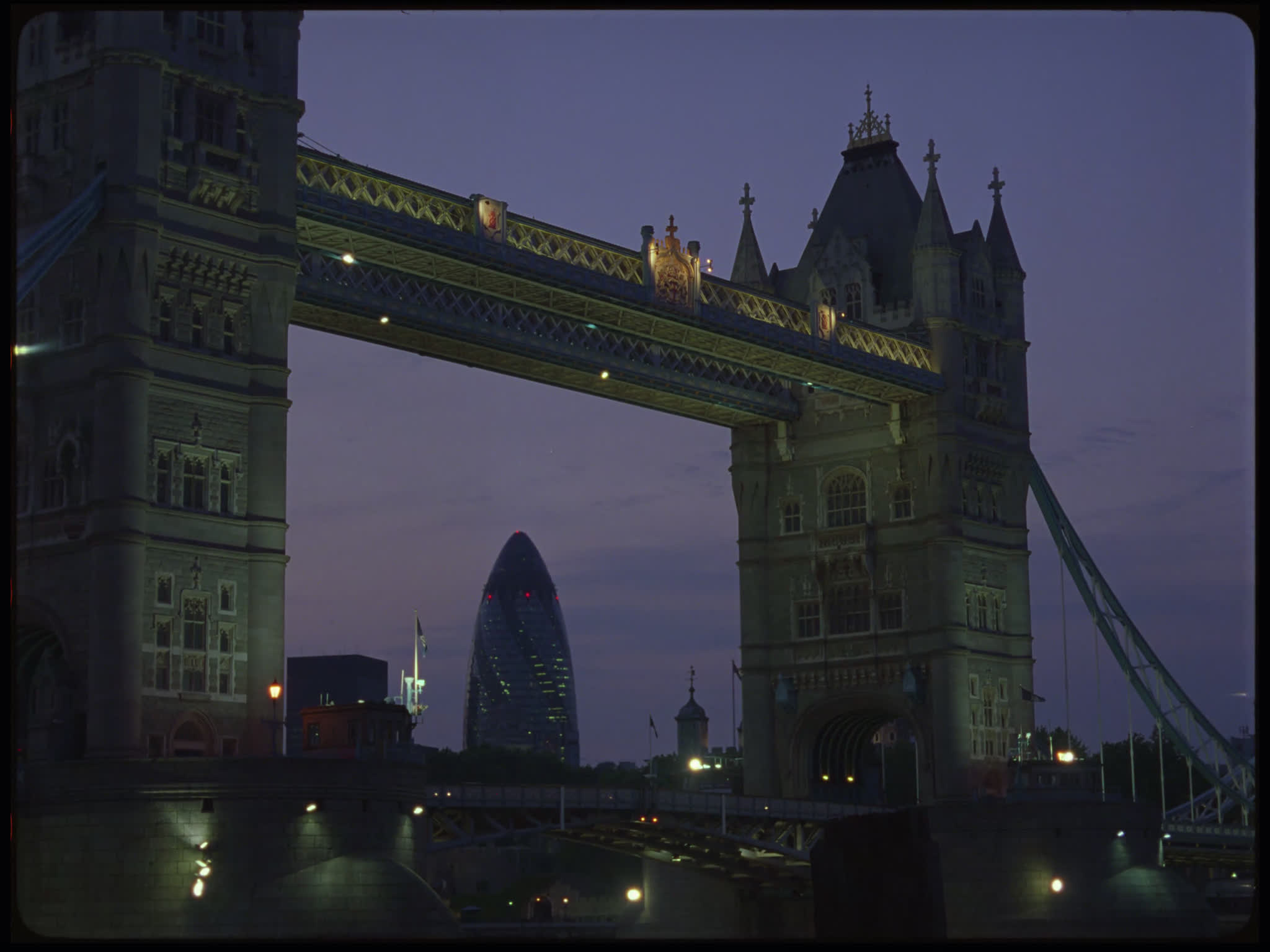 Tower bridge at night