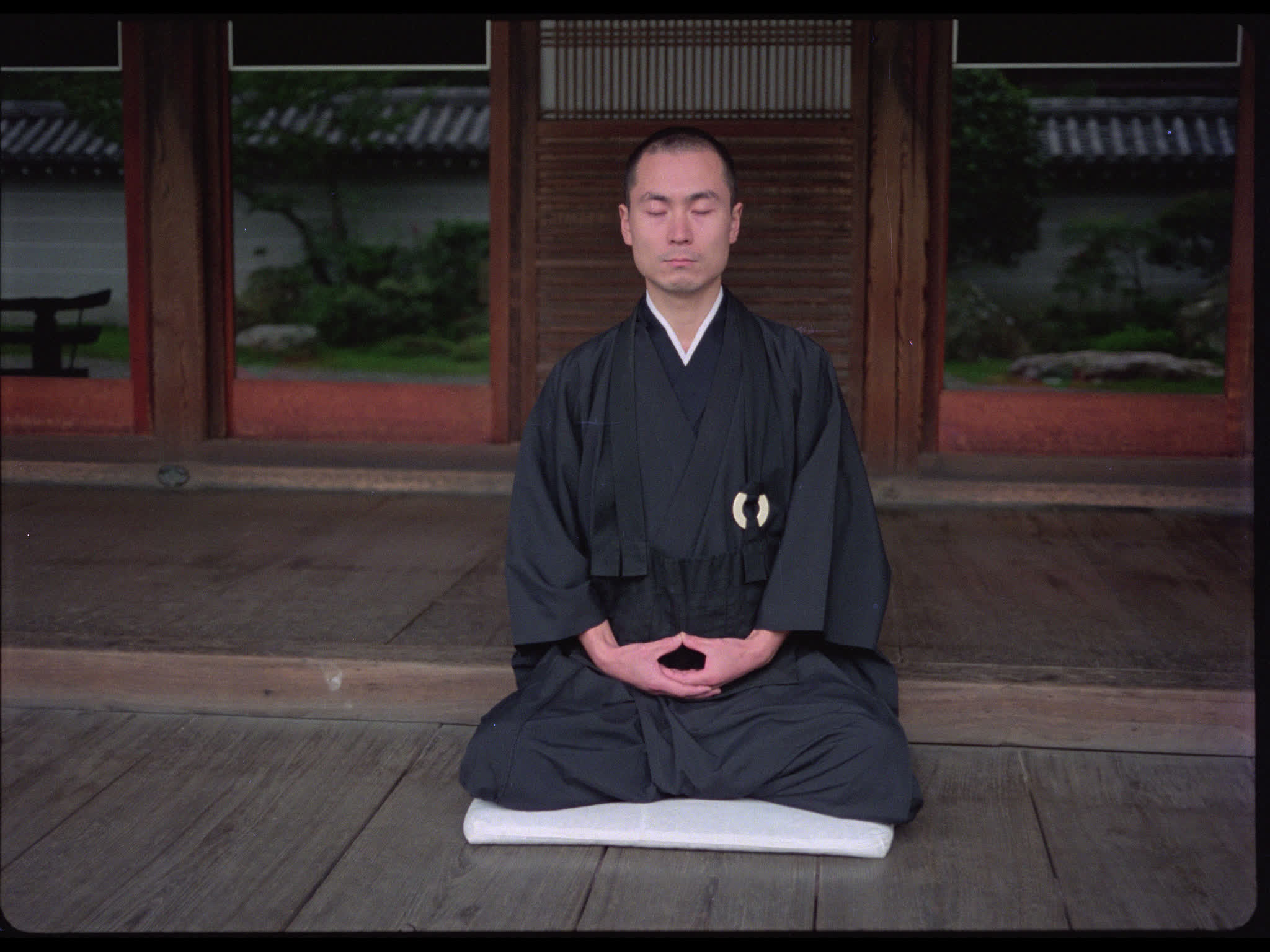 Zen Monk Meditating