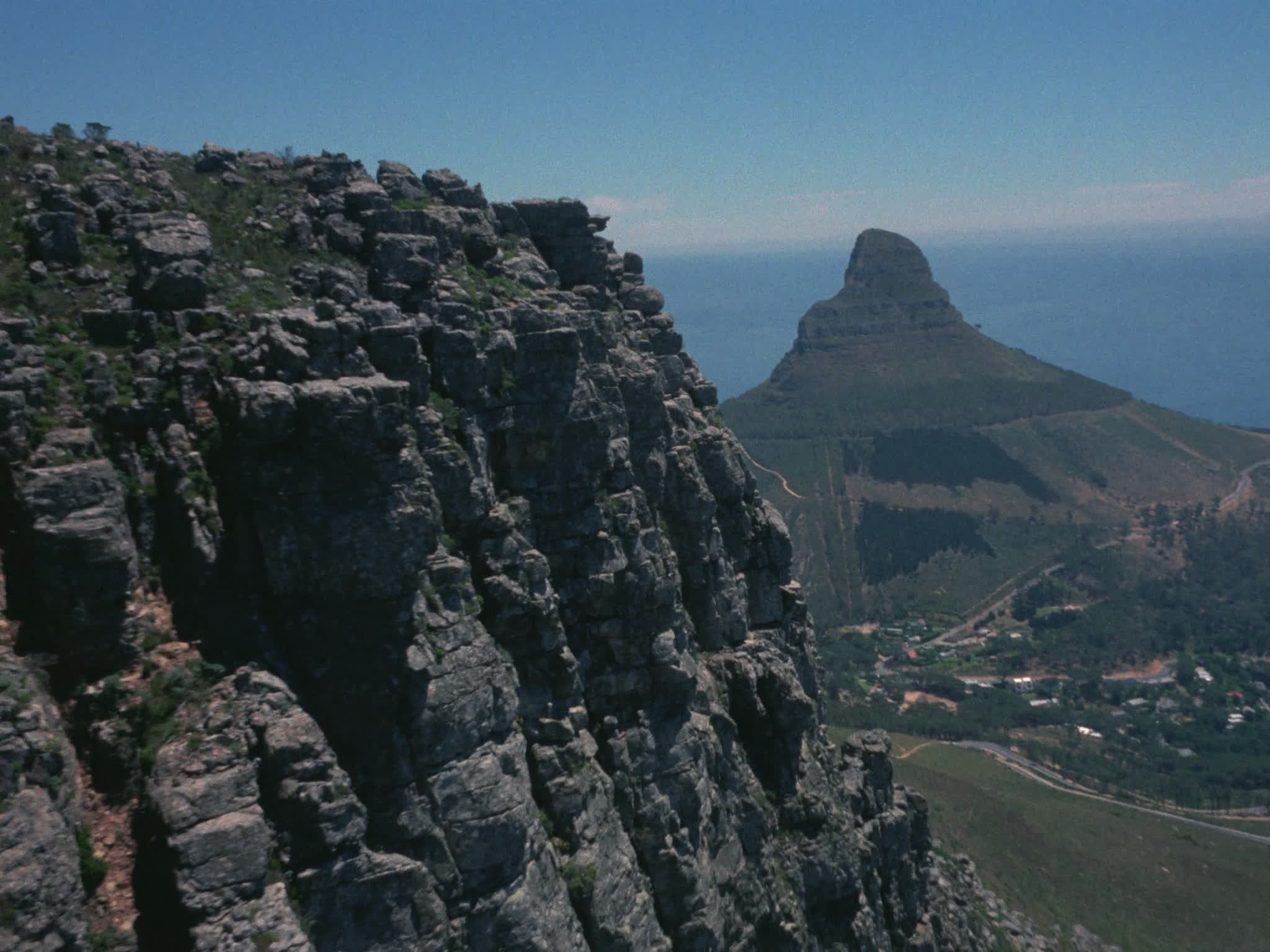 Cliff Face from Cable Car
