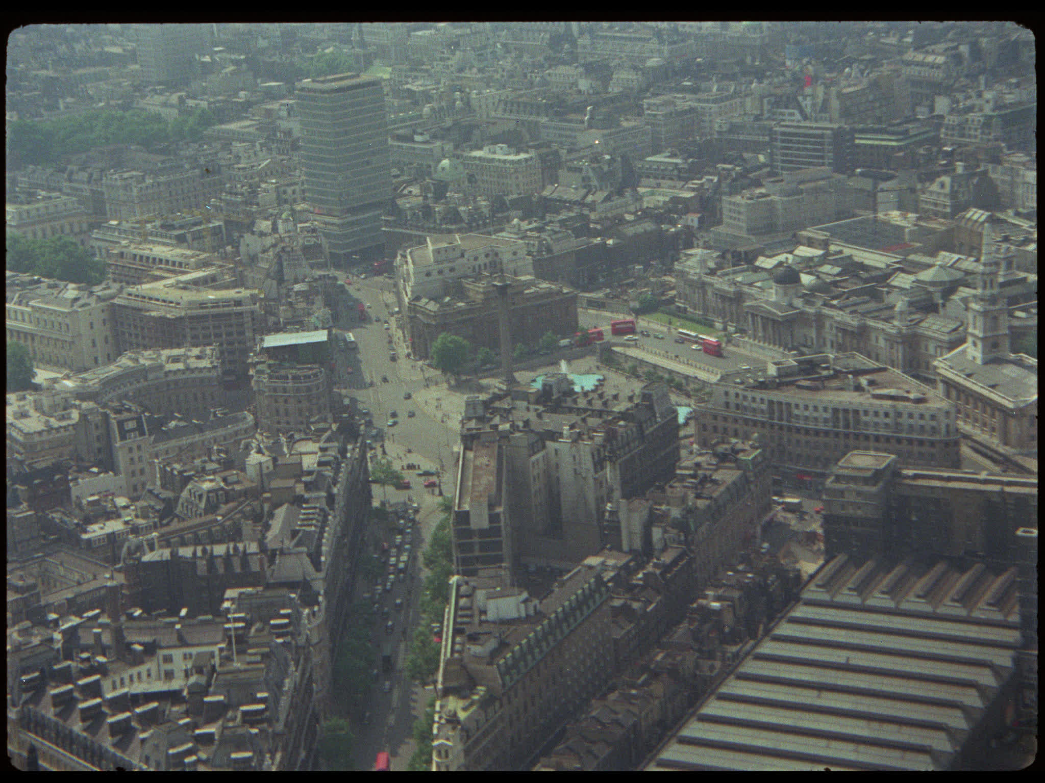 Trafalgar Square Aerial View