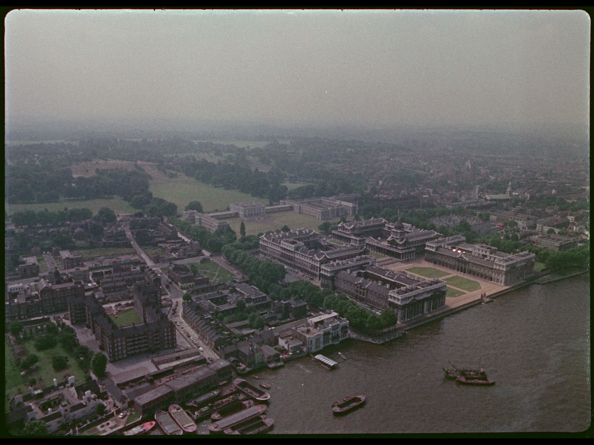 Aerial of Greenwich Park