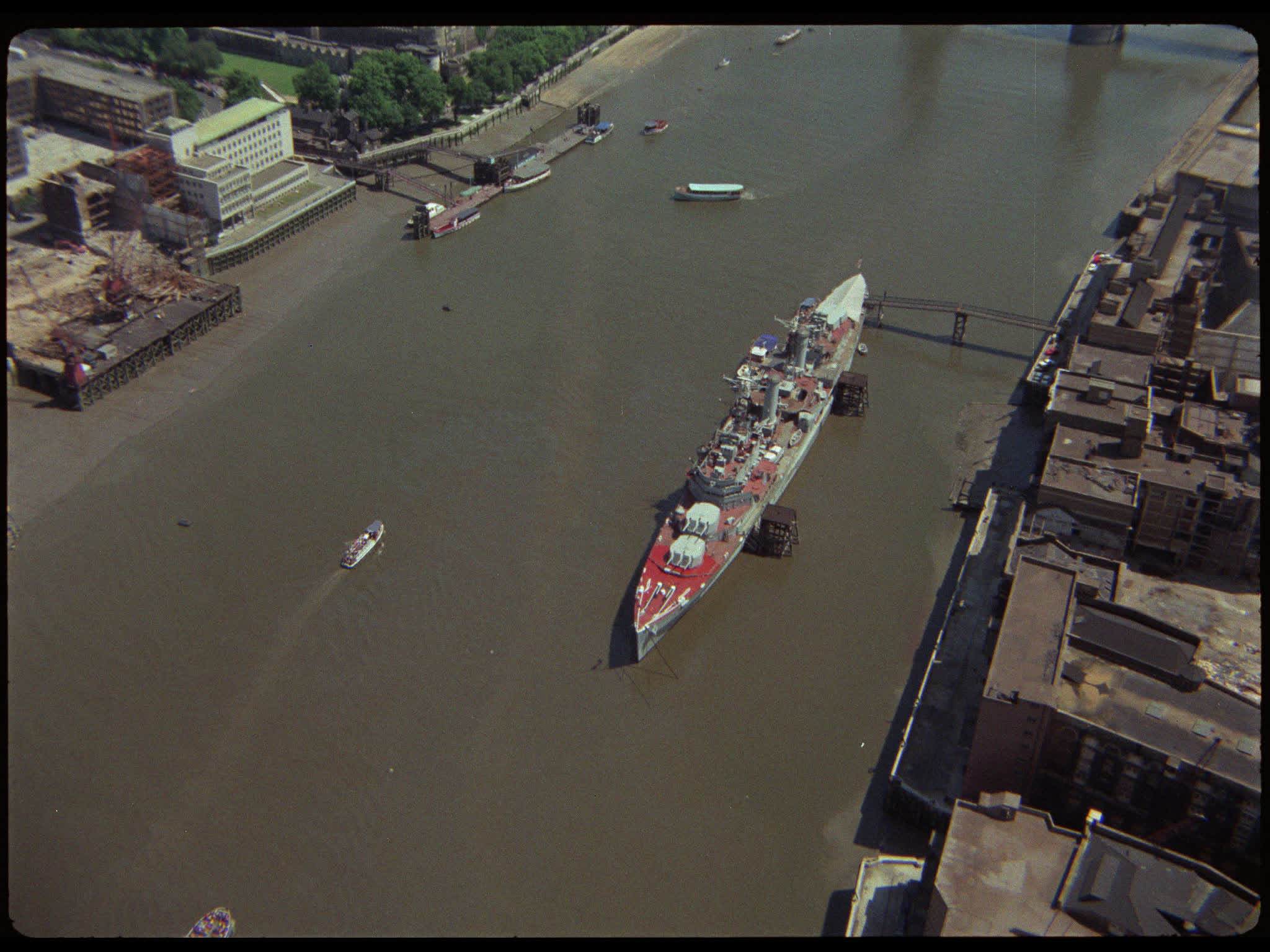 River Thames Aerial View