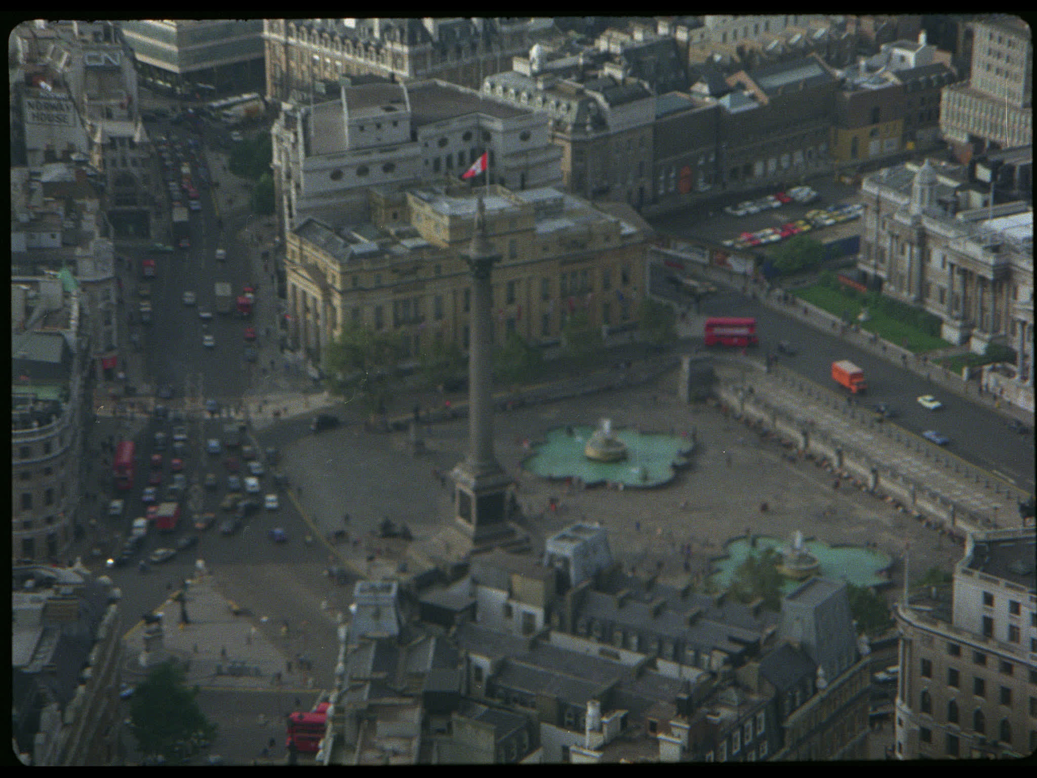 Trafalgar Square Aerial View