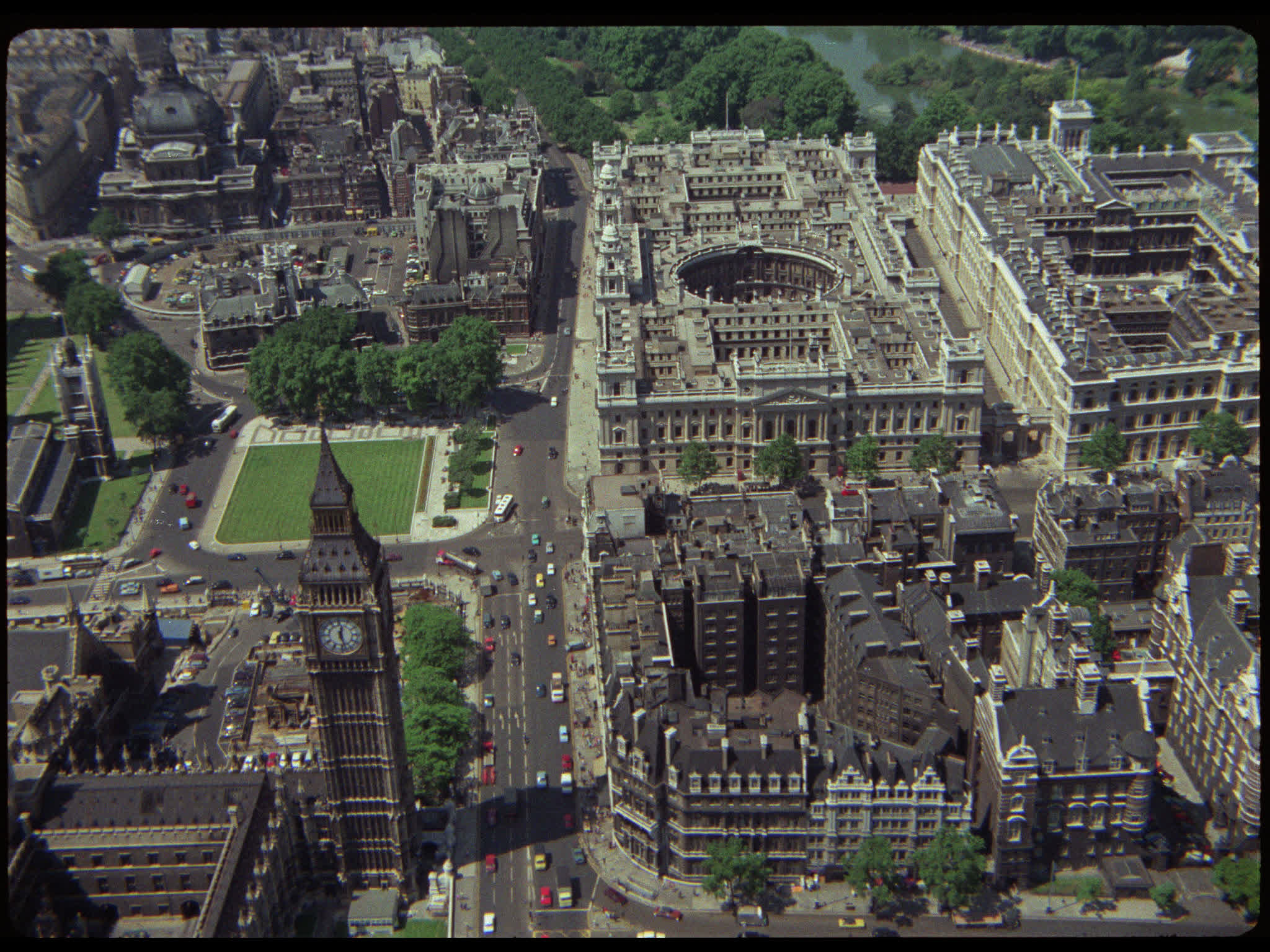 Aerial of Westminster