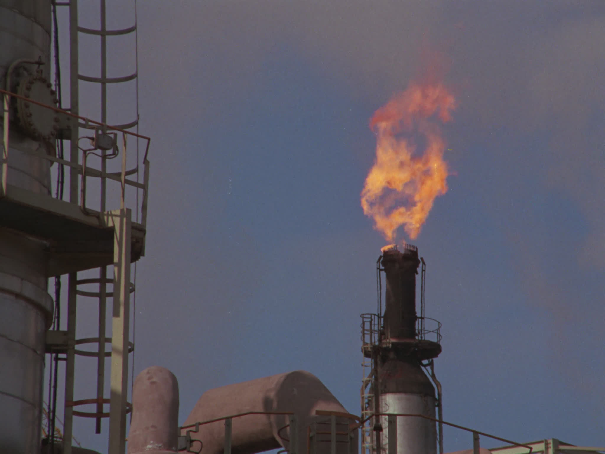 Burn Off in Industrial Complex