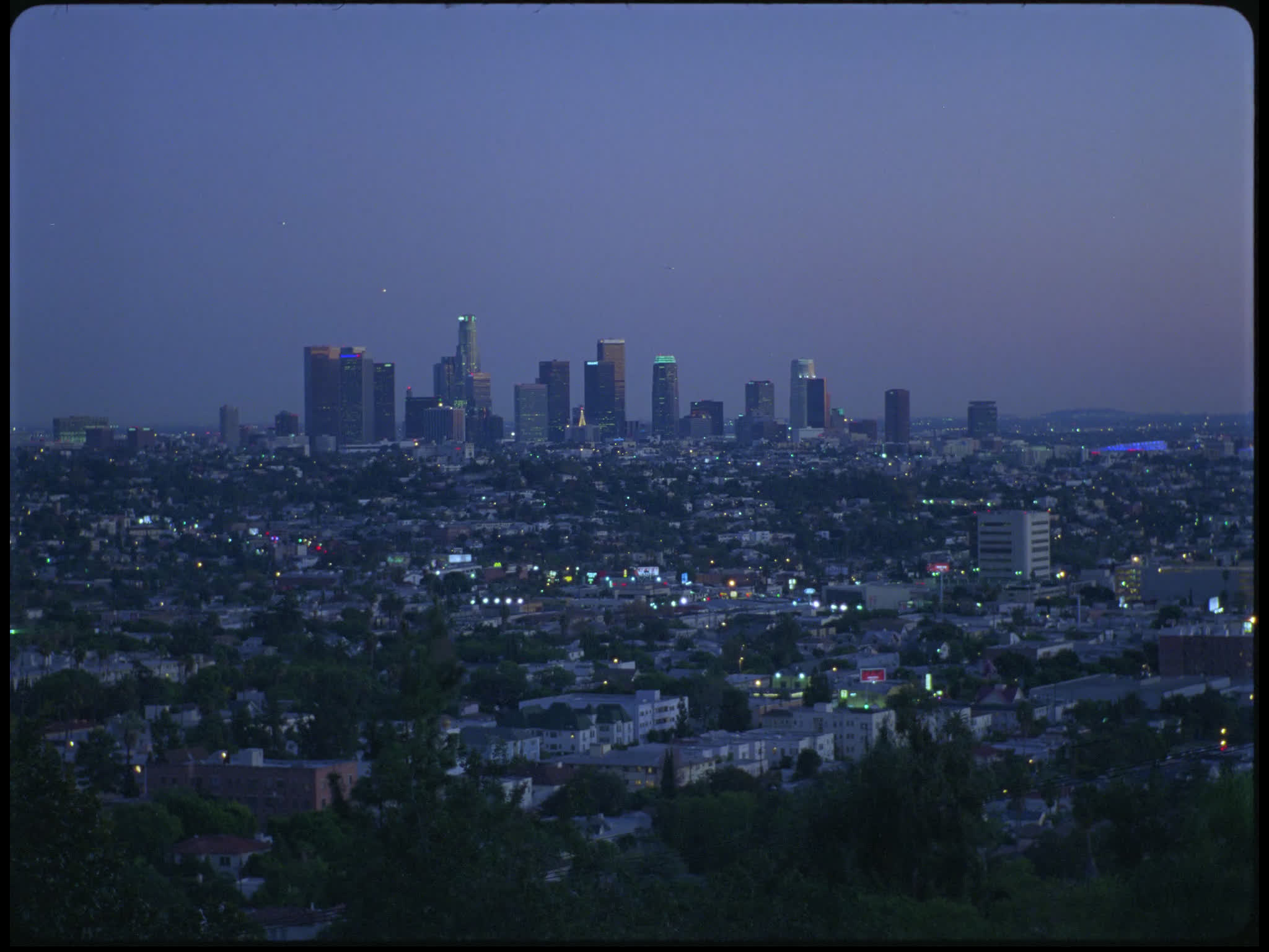 Los Angeles Skyline at Night