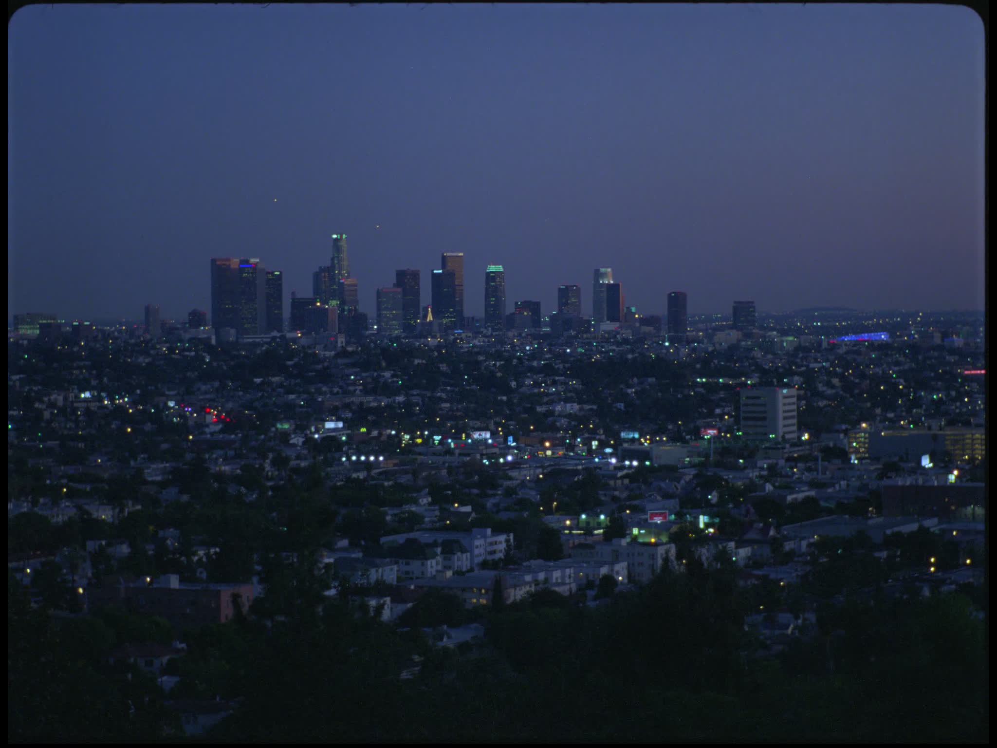 Los Angeles Skyline at Night