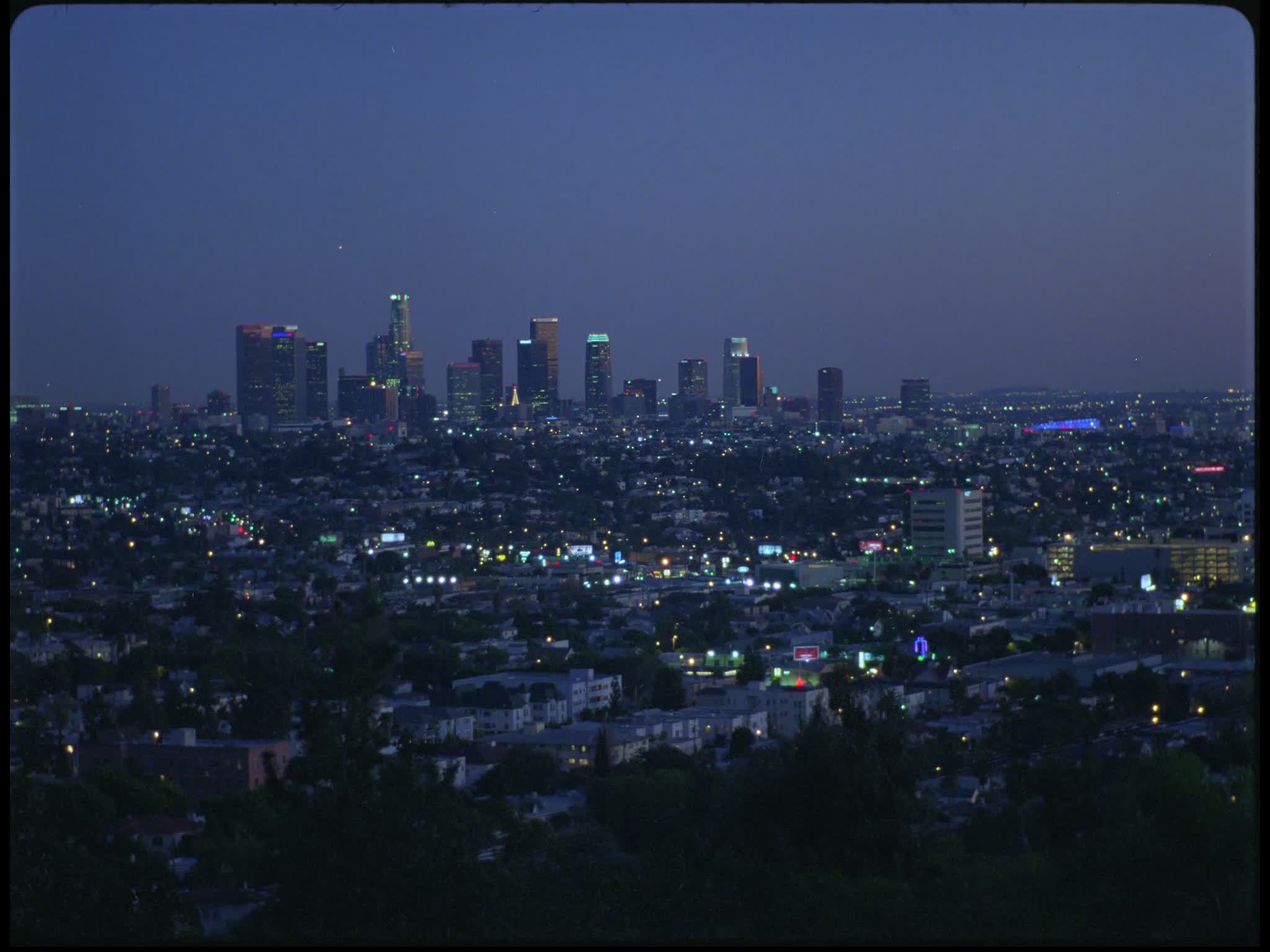 Los Angeles Skyline at Night