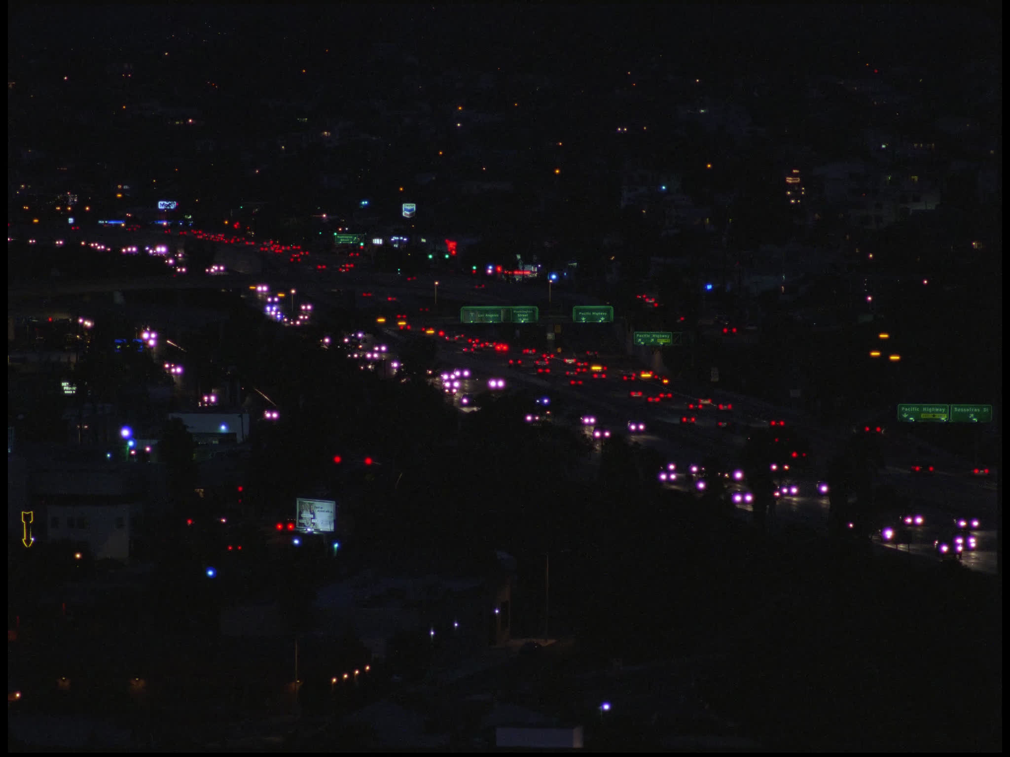 Mission Valley Freeway in San Diego