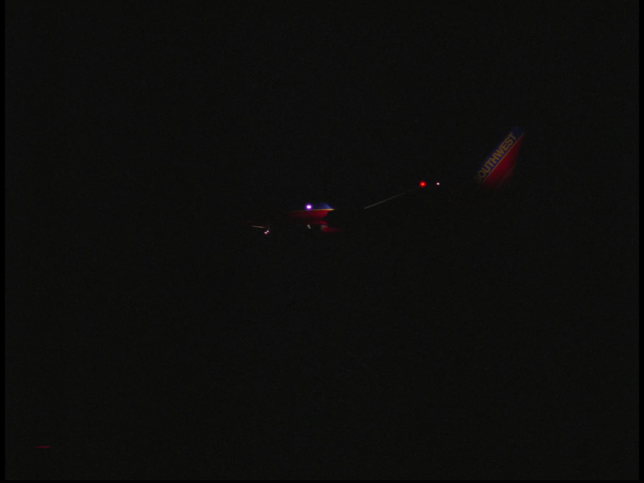 Southwest Boeing 737 Over San Diego