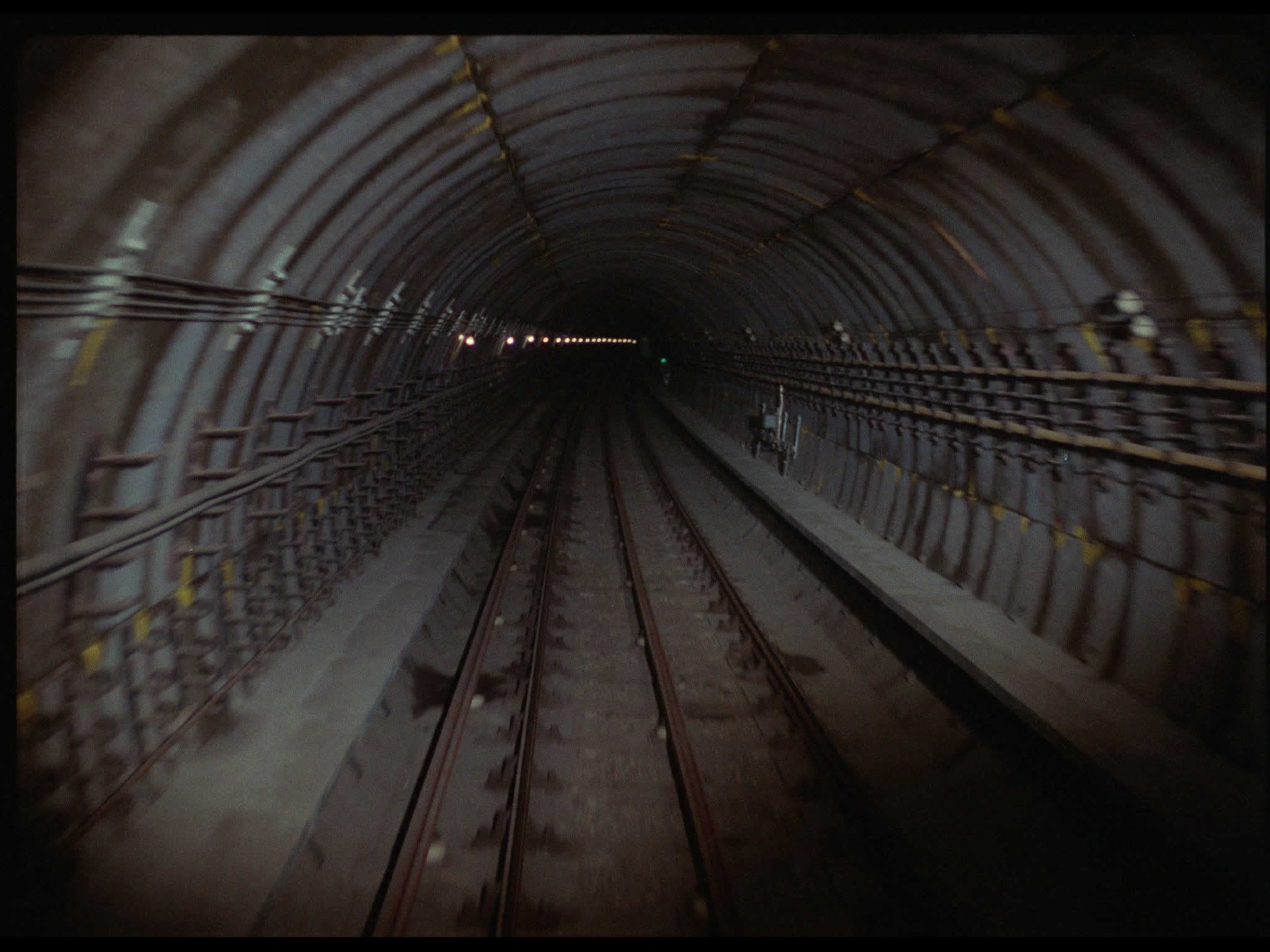 Rear View From Victoria Line Train