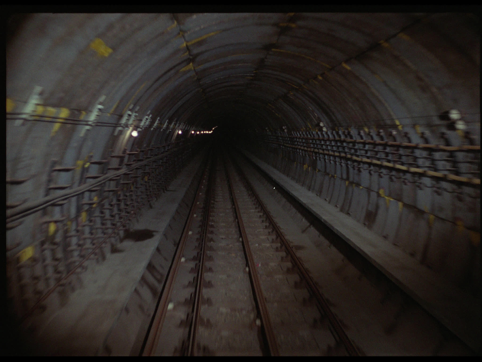 Rear View From Victoria Line Train