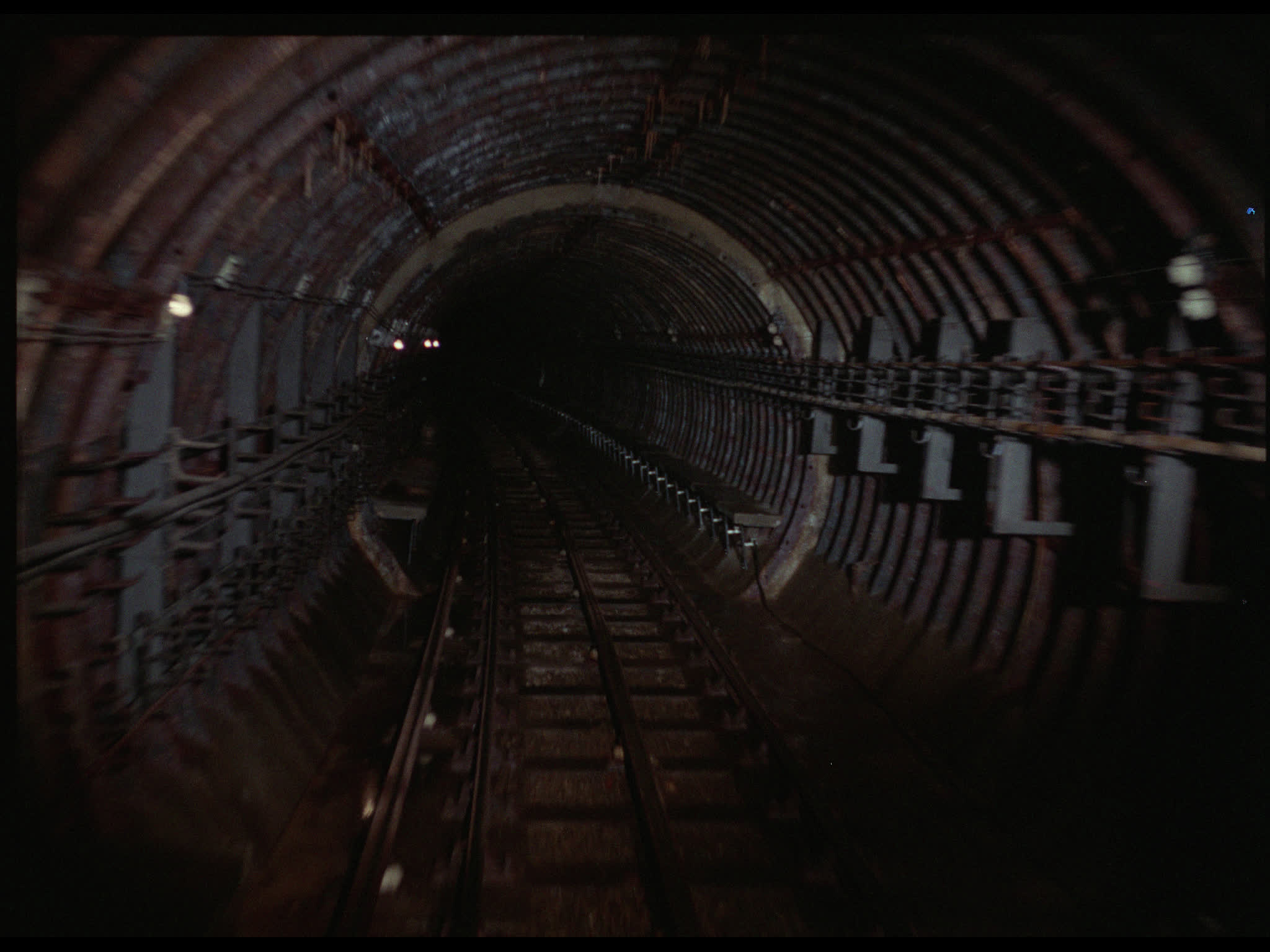 Rear View From Victoria Line Train